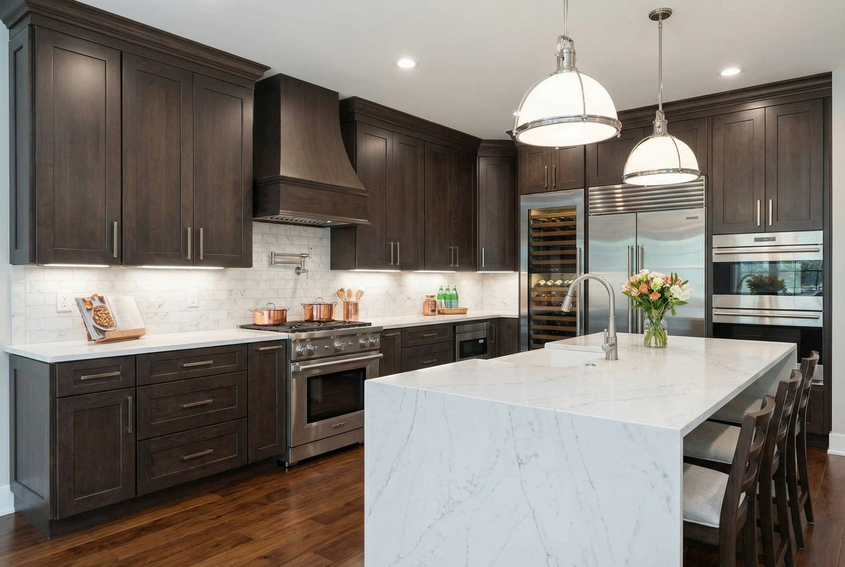 Modern Charcoal Kitchen