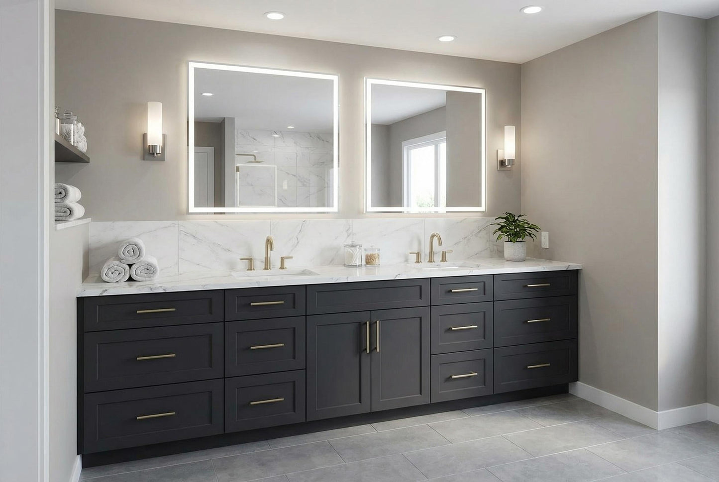Quik Cabinets VDB1821 Ardelle Ebony - Lifestyle
