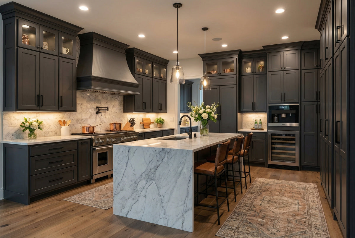 Sophisticated Dark Kitchen