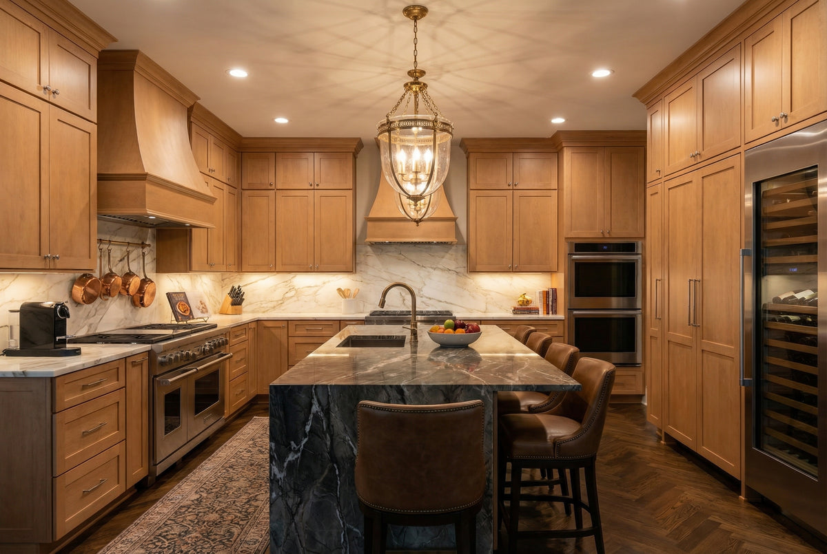 Warm Timber Chef's Kitchen