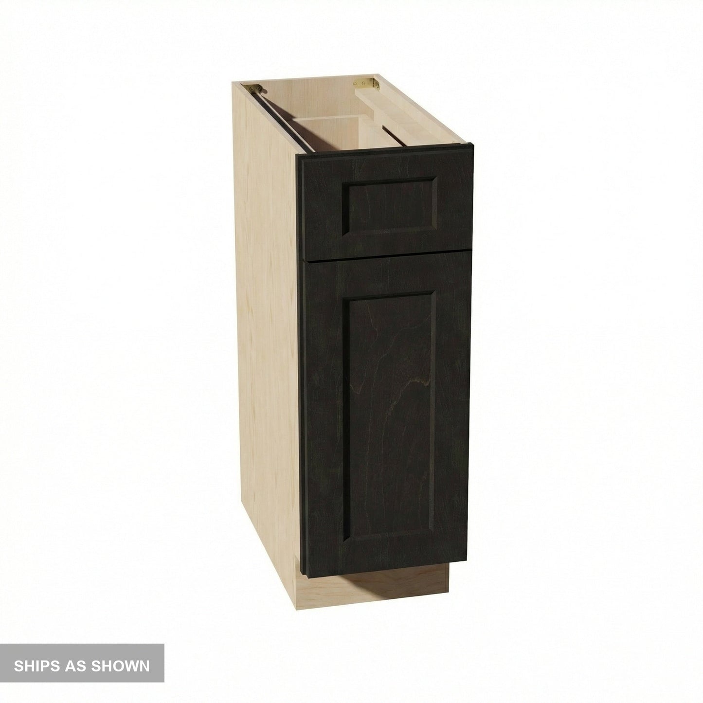 Shaker Base Cabinet 12" (B12) · Ardelle - Charcoal - Flat Pack