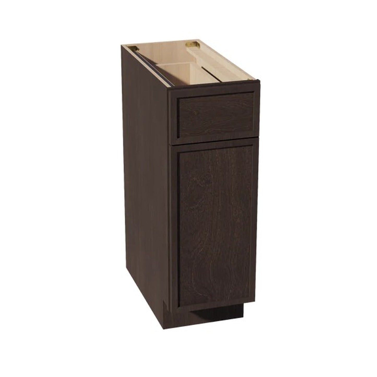 Slim Shaker Base Cabinet 12" (B12) · Slim - Mocha - Hero
