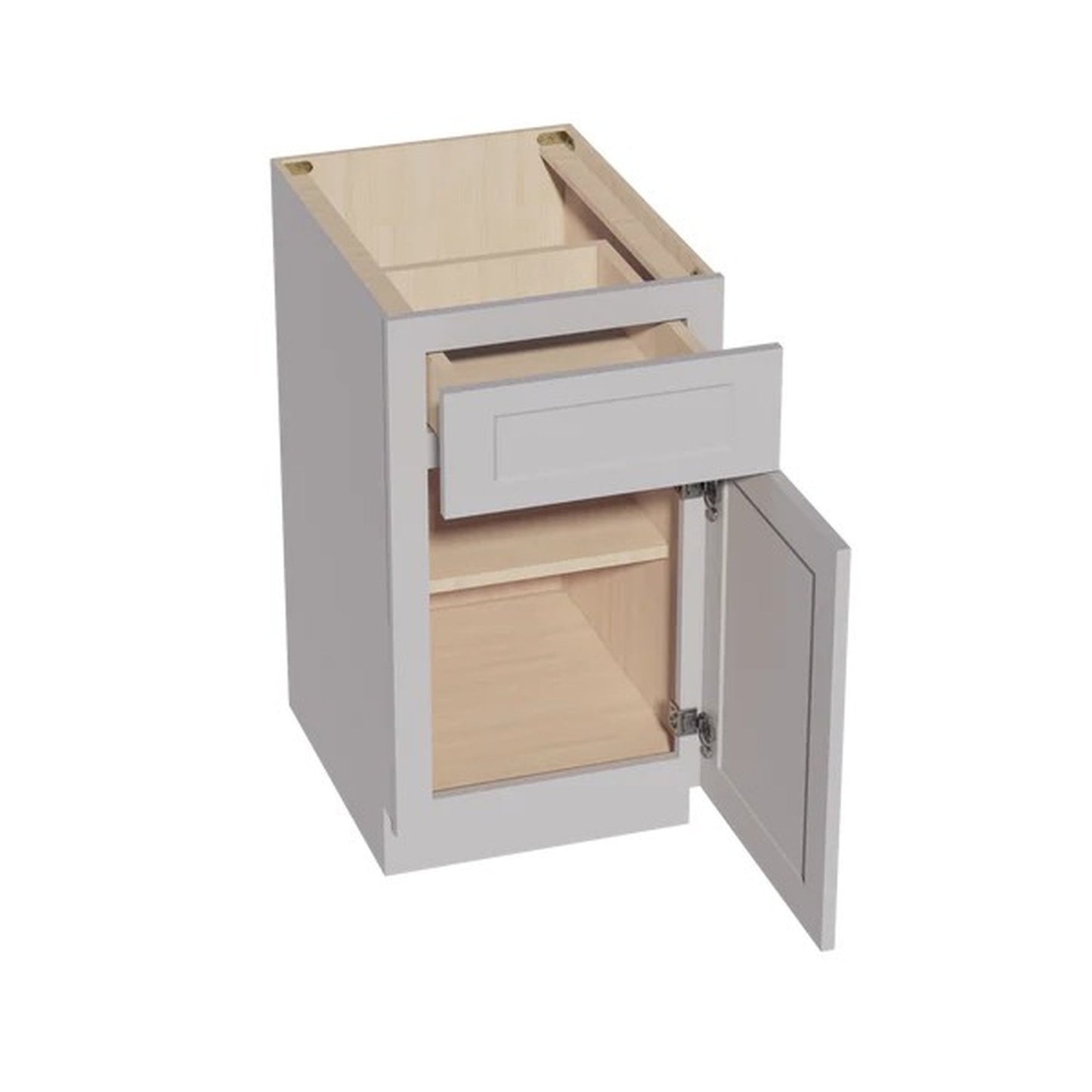 Shaker Base Cabinet 18" (B18) · Ardelle - Ash - Interior