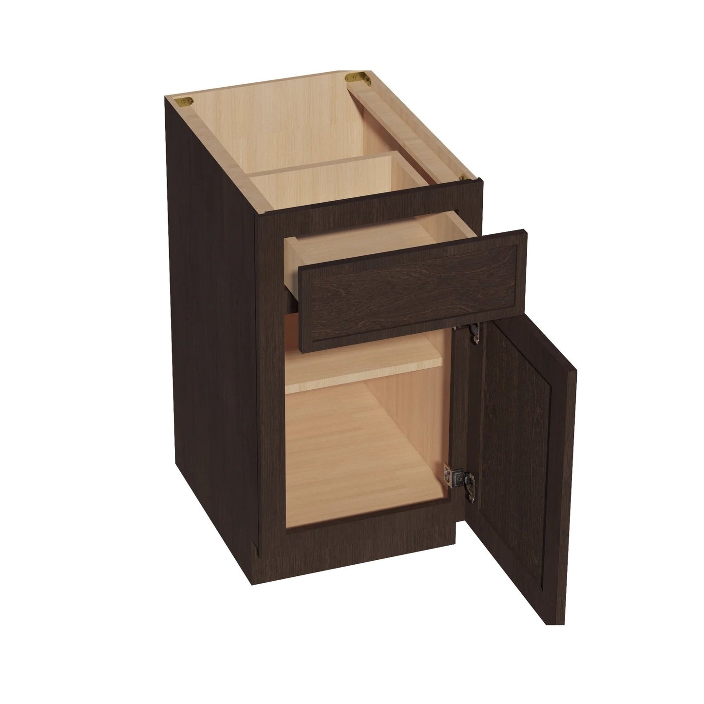Quik Cabinets B18 Slim Mocha - Interior