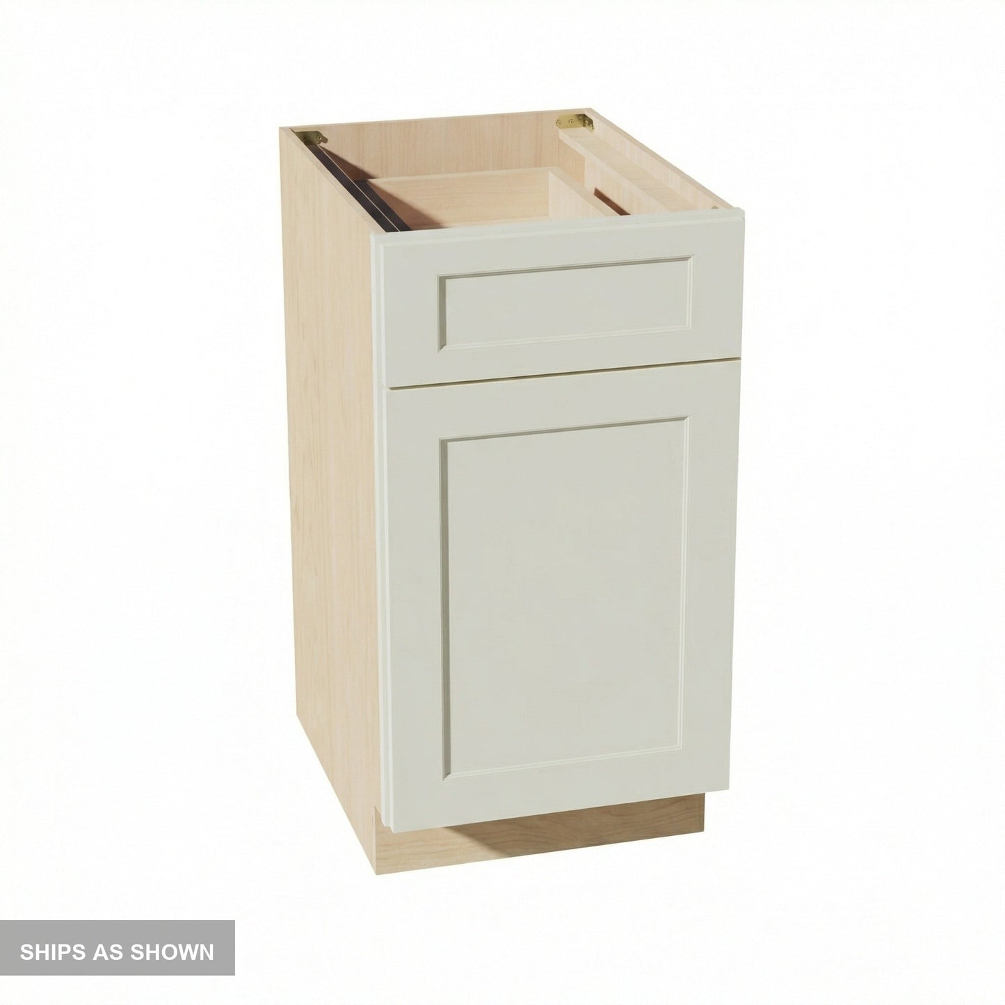 Shaker Base Cabinet 18" (B18) · Tallis - Swan White - Flat Pack