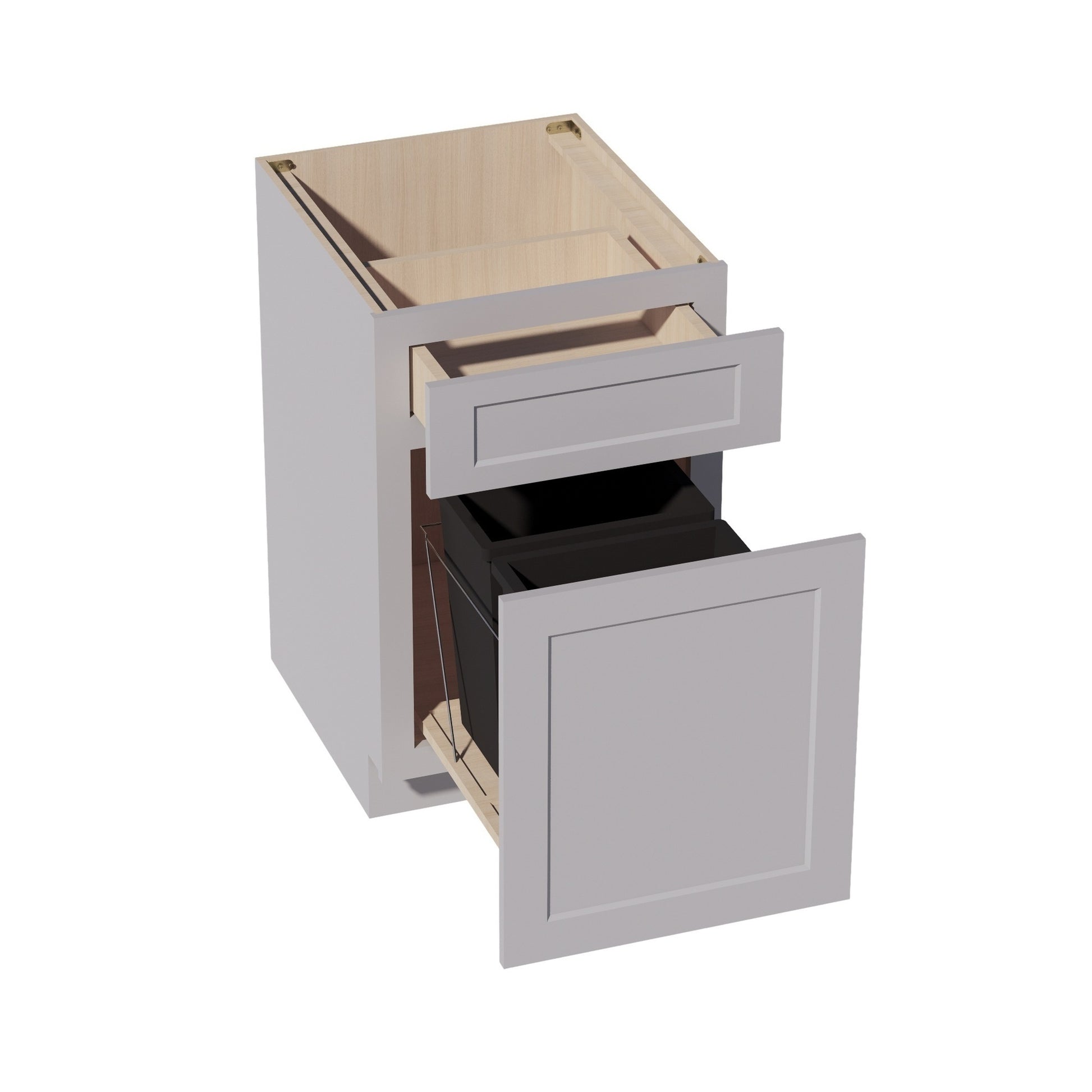 Shaker Trash Pull-Out Cabinet 18" (B18TR) · Ardelle