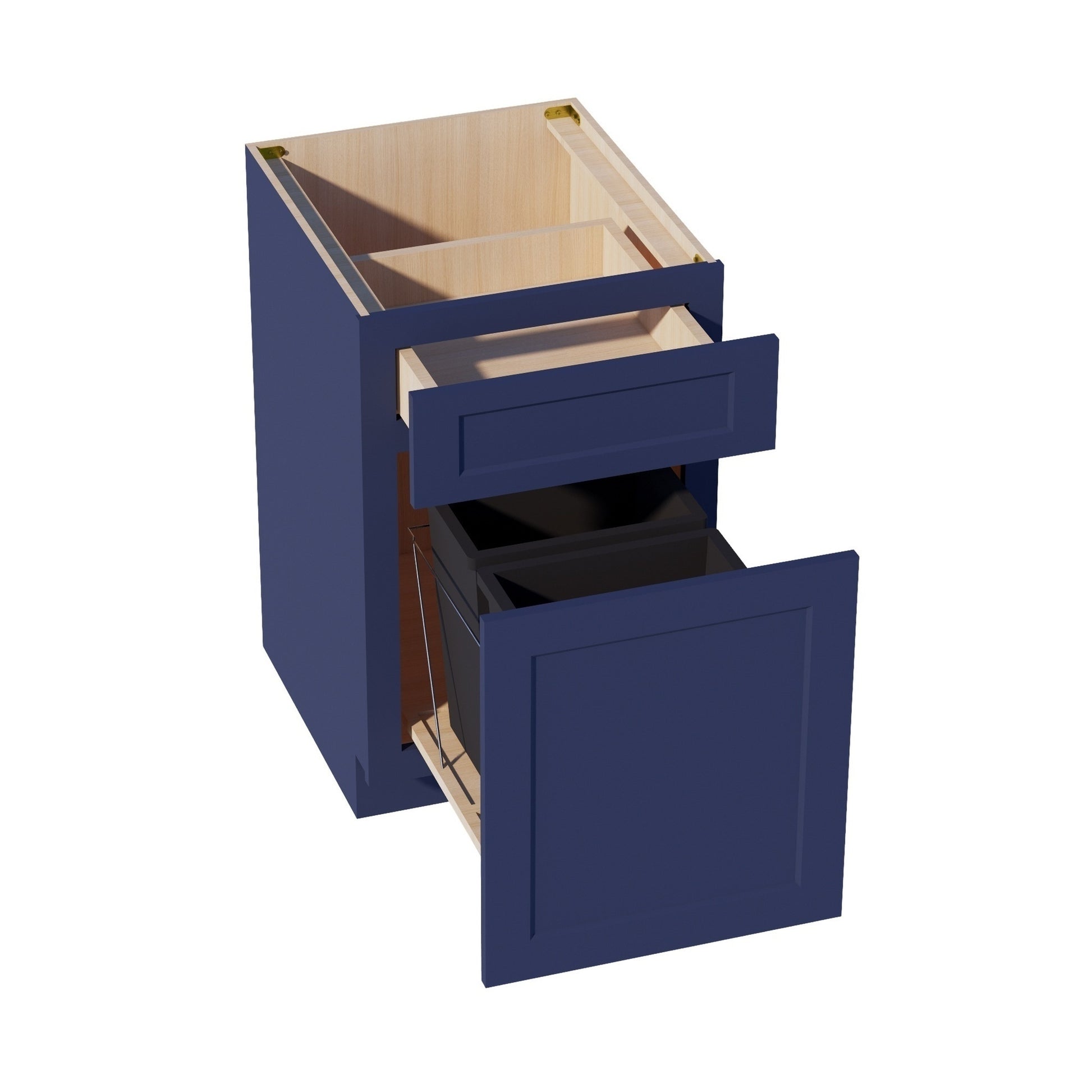 Shaker Trash Pull-Out Cabinet 18" (B18TR) · Ardelle