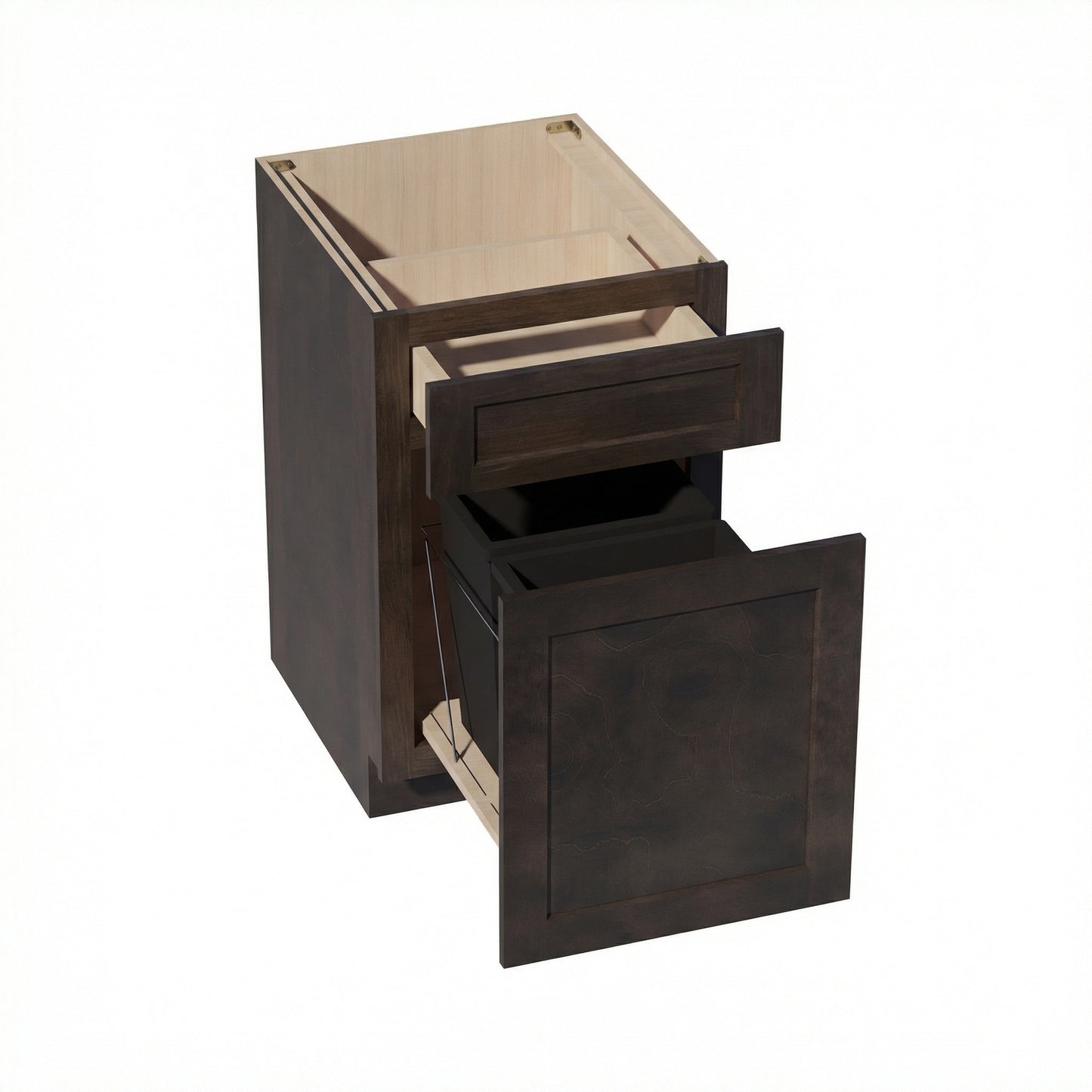 Quik Cabinets B18TR Ardelle Charcoal - Interior