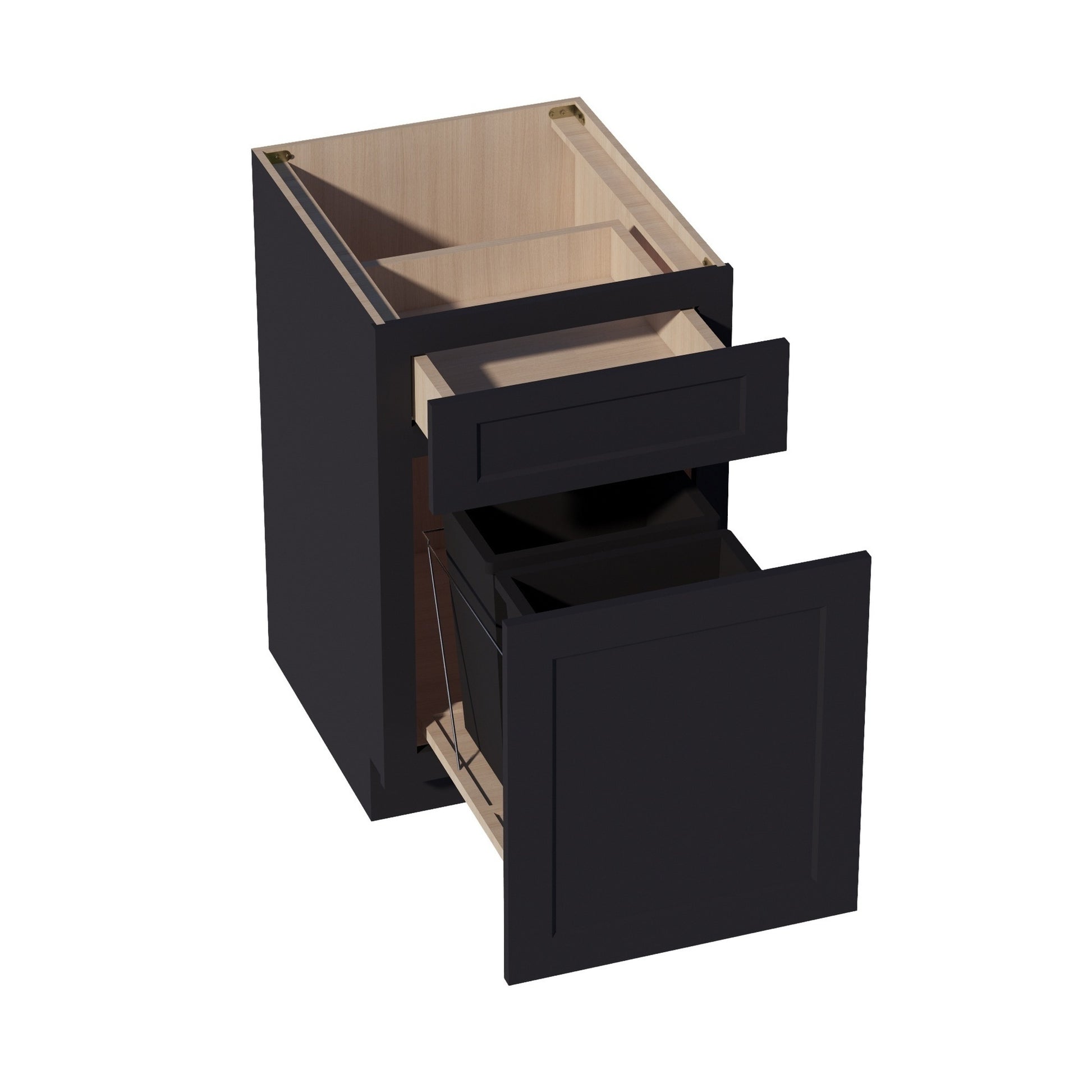 Shaker Trash Pull-Out Cabinet 18" (B18TR) · Ardelle