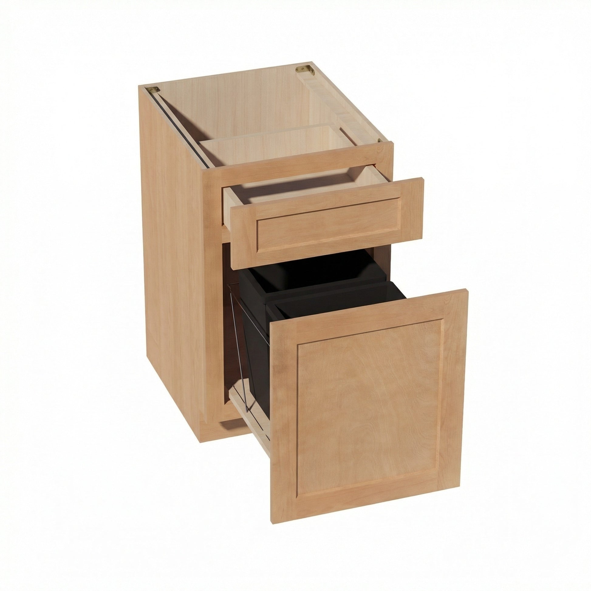 Shaker Trash Pull-Out Cabinet 18" (B18TR) · Ardelle