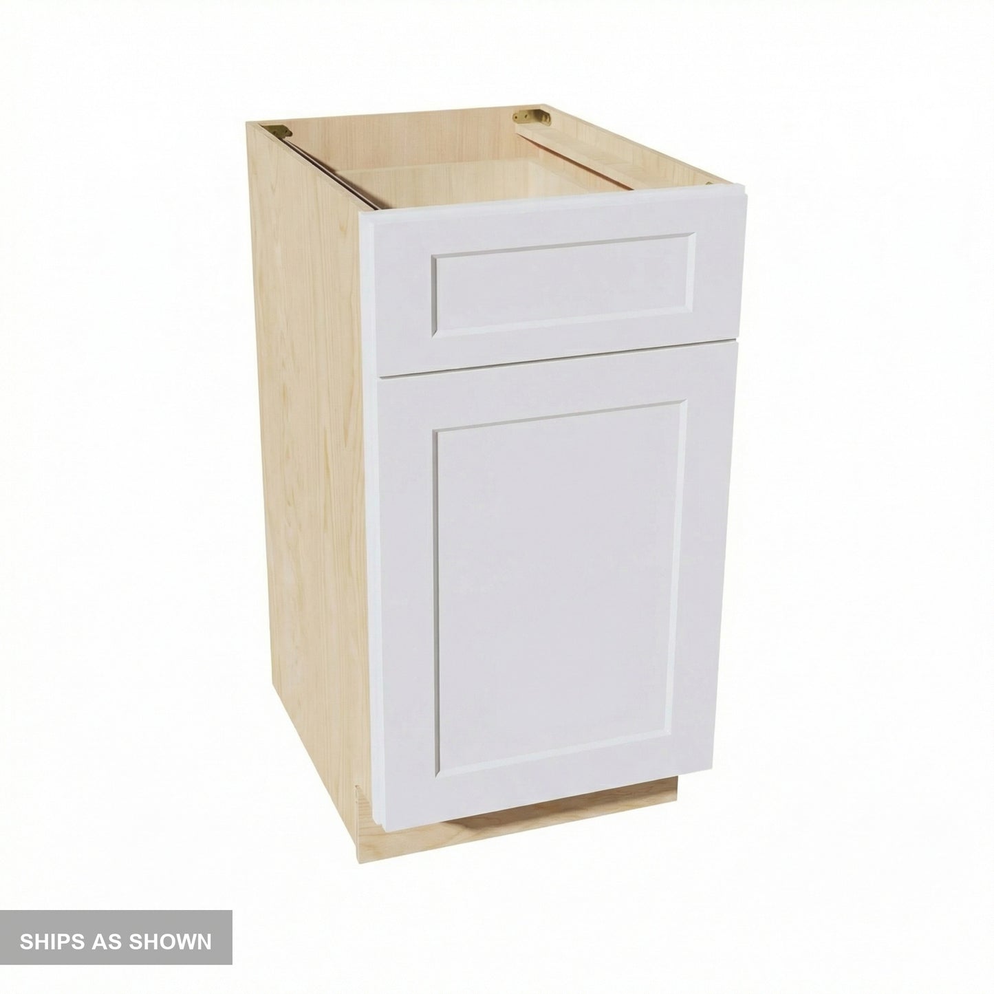 Quik Cabinets B18TR Ardelle White - Flatpack