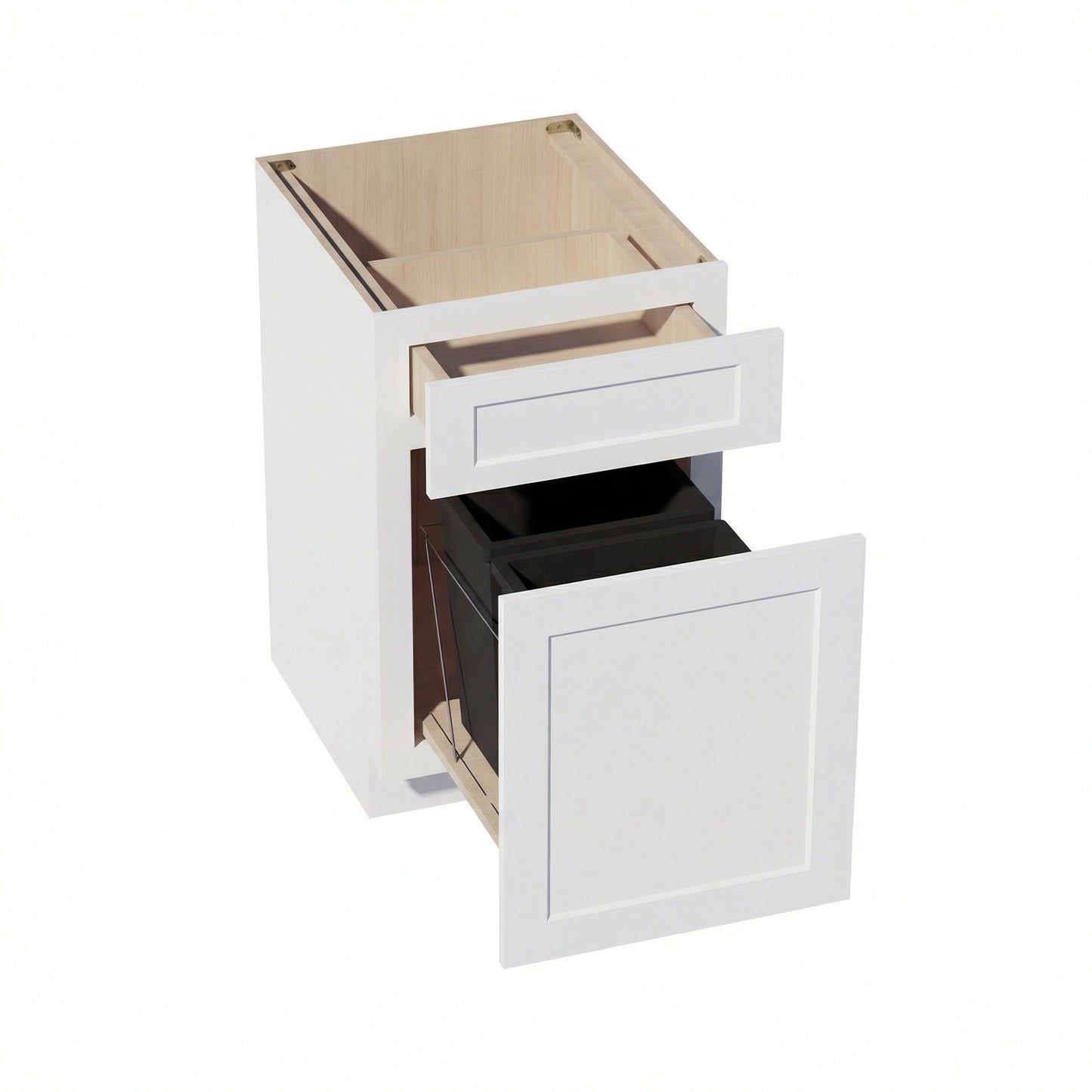 Quik Cabinets B18TR Ardelle White - Interior