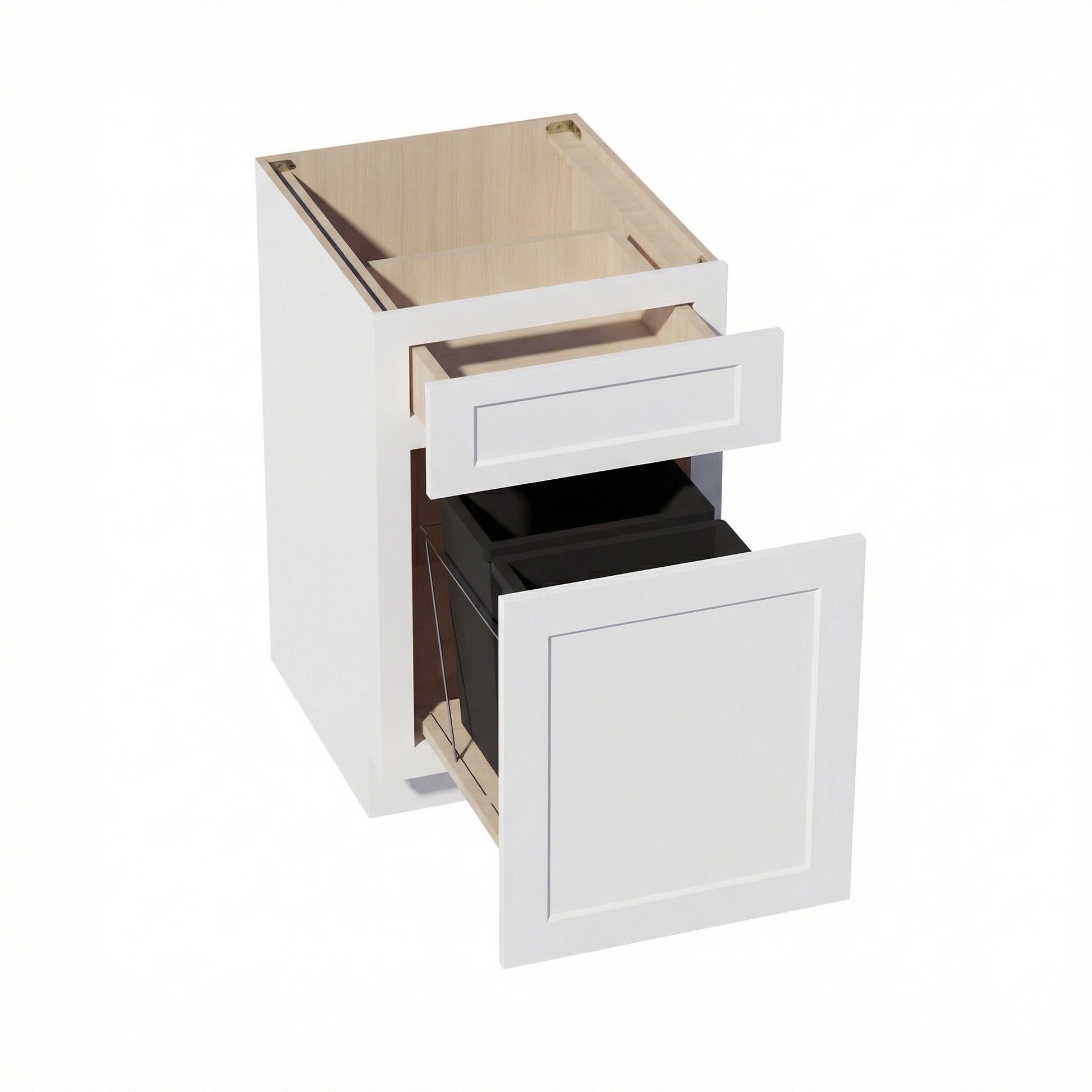 Shaker Trash Pull-Out Cabinet 18" (B18TR) · Ardelle