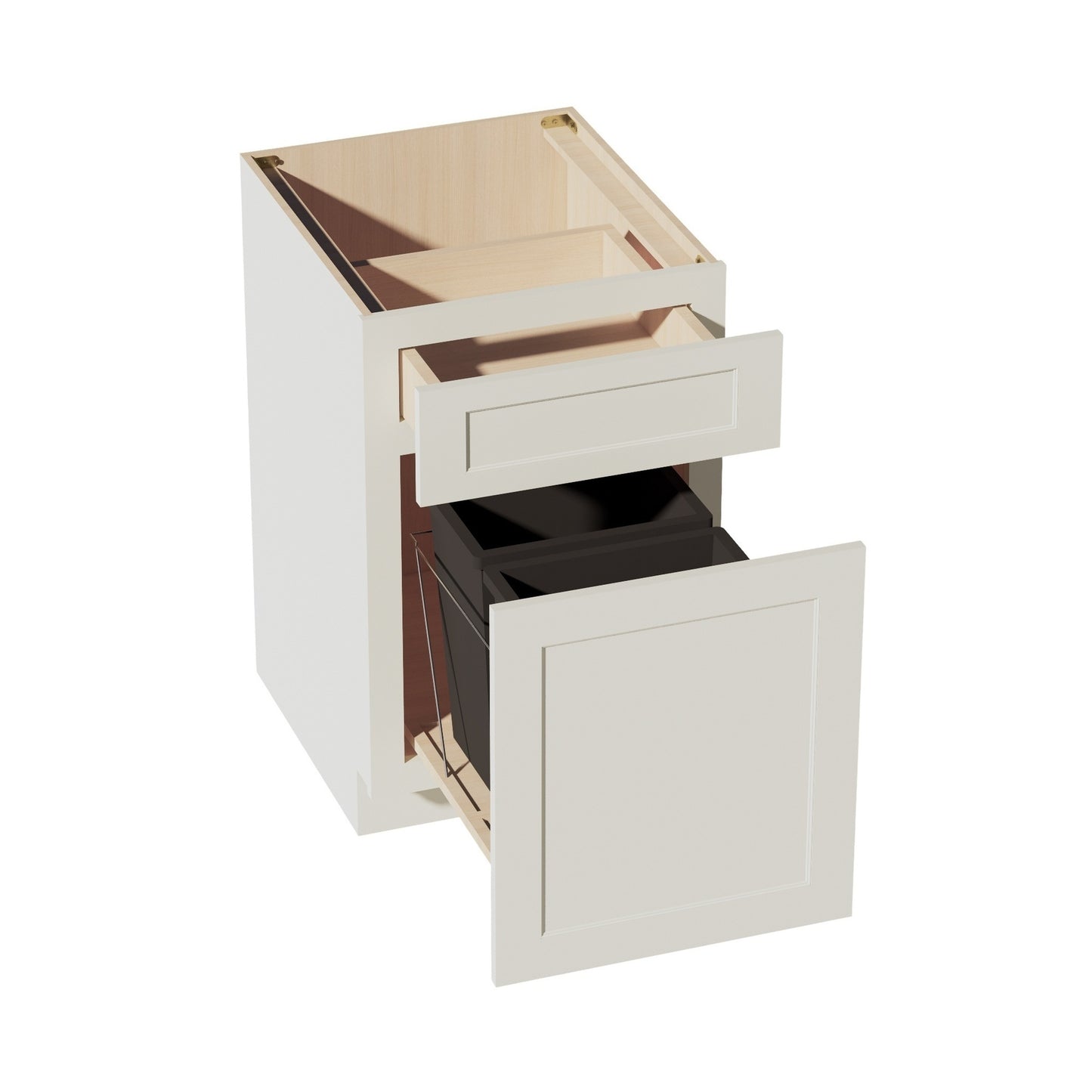 Quik Cabinets B18TR Tallis Swan White - Interior