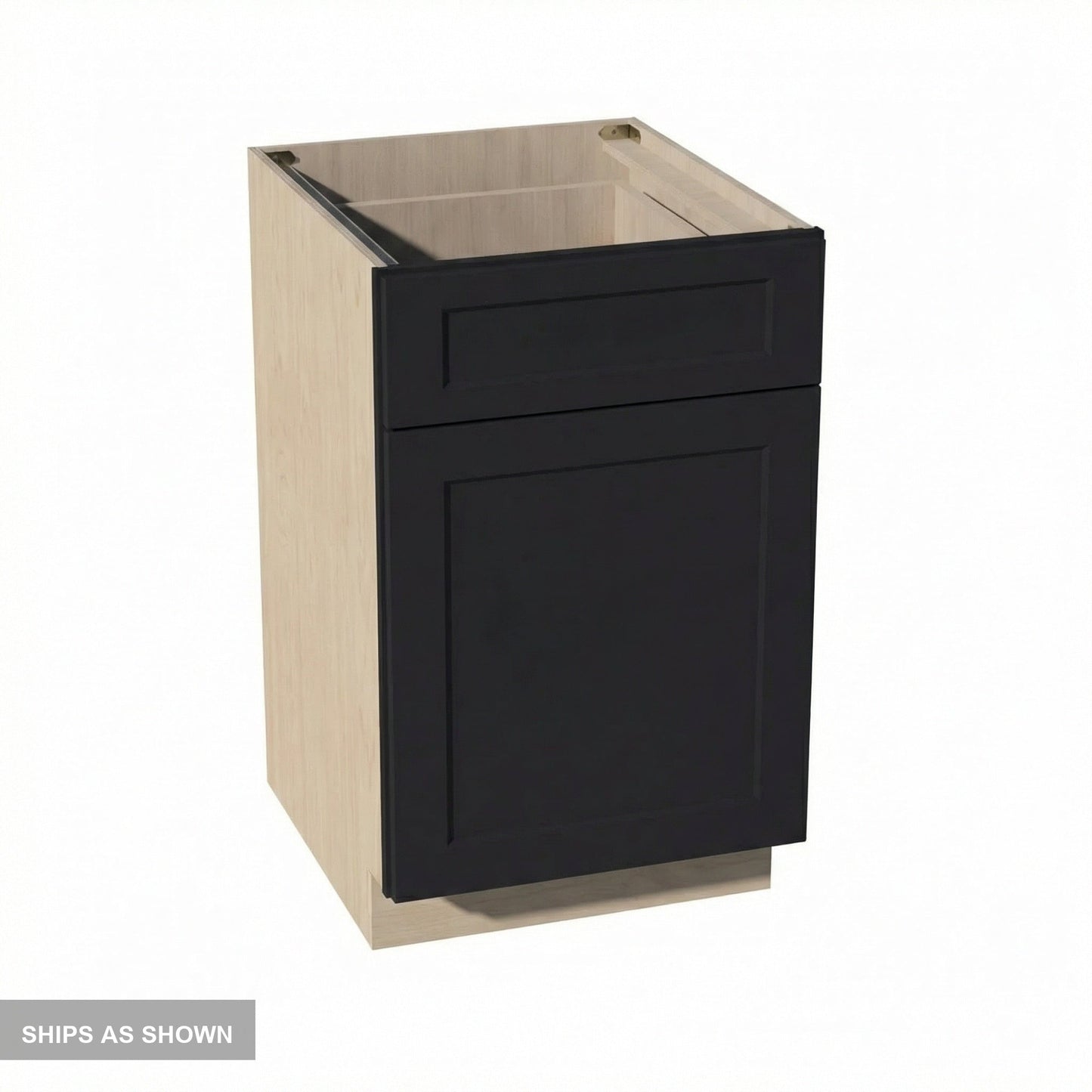 Shaker Base Cabinet 21" (B21) · Ardelle - Ebony - Flat Pack