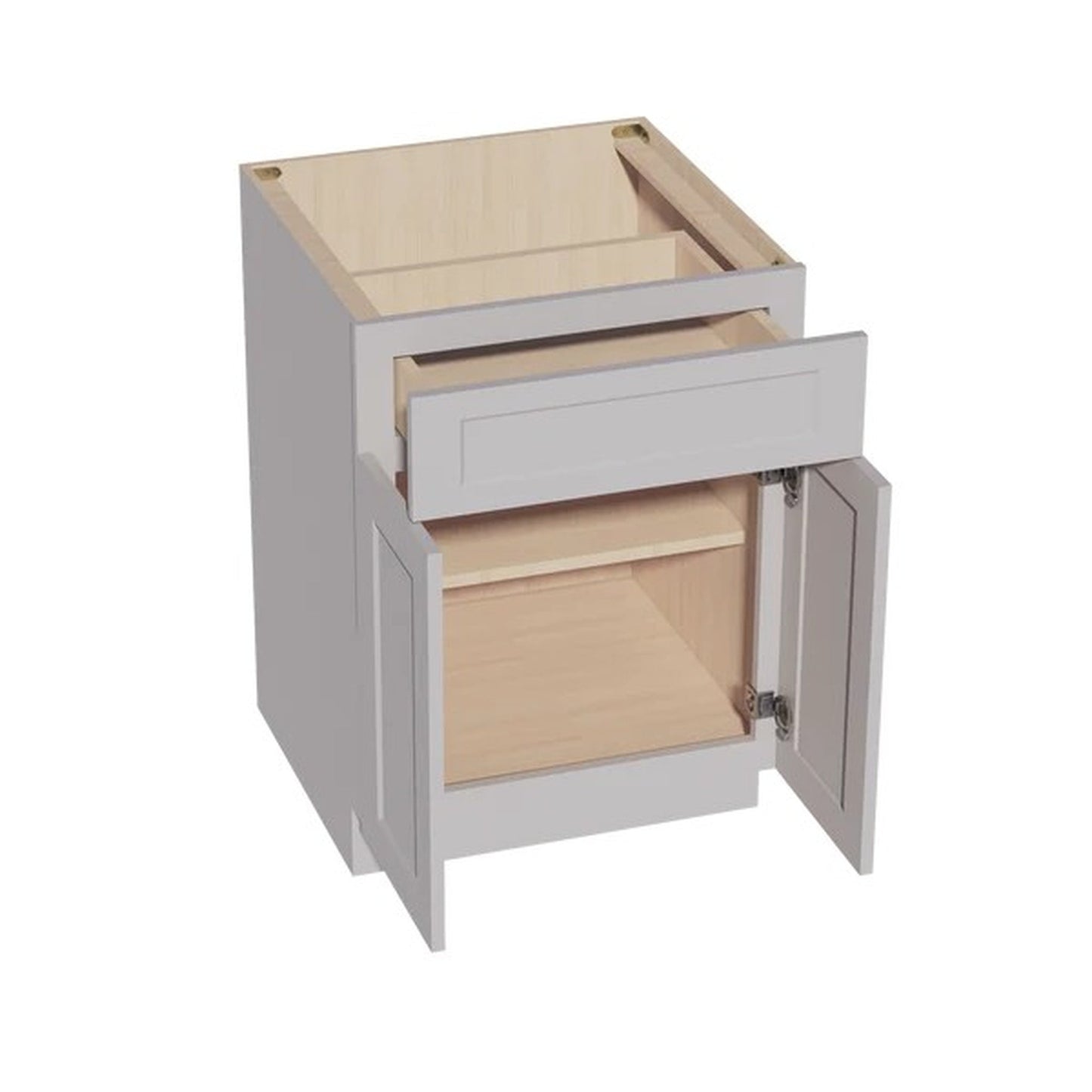 Shaker Base Cabinet 24" (B24) · Ardelle - Ash - Interior