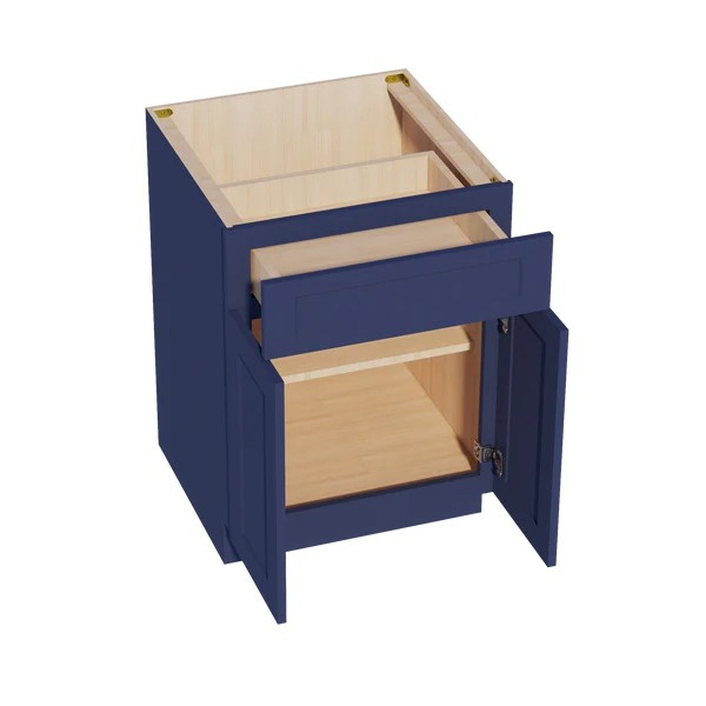 Quik Cabinets B24 Ardelle Blue - Interior
