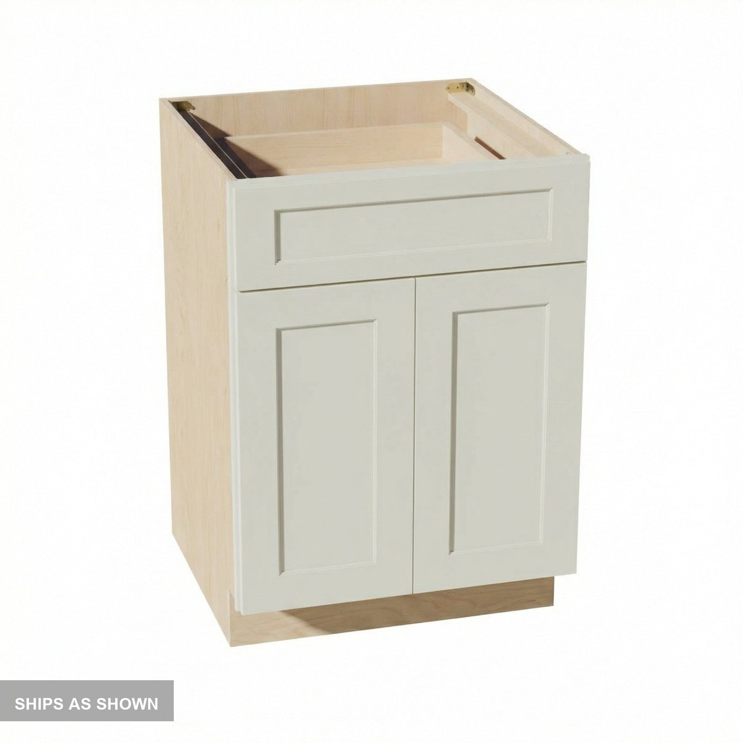 Quik Cabinets B24 Tallis Swan White - Flatpack