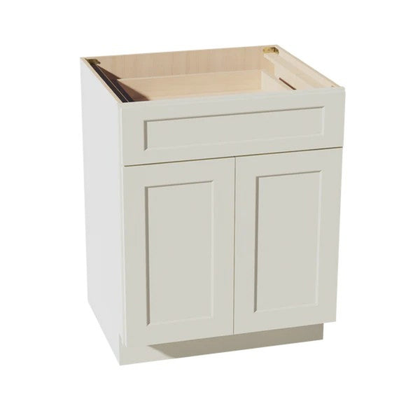 Shaker Base Cabinet 27" (B27) · Tallis - Swan White - Hero