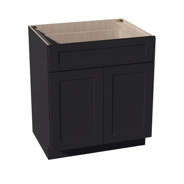 Shaker Base Cabinet 30" (B30) · Ardelle - Ebony - Hero