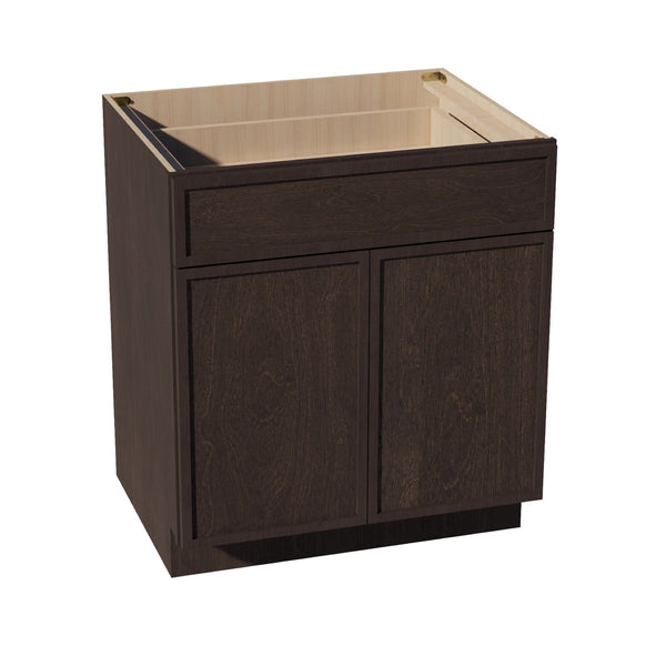 Slim Shaker Base Cabinet 30" (B30) · Slim - Mocha - Hero