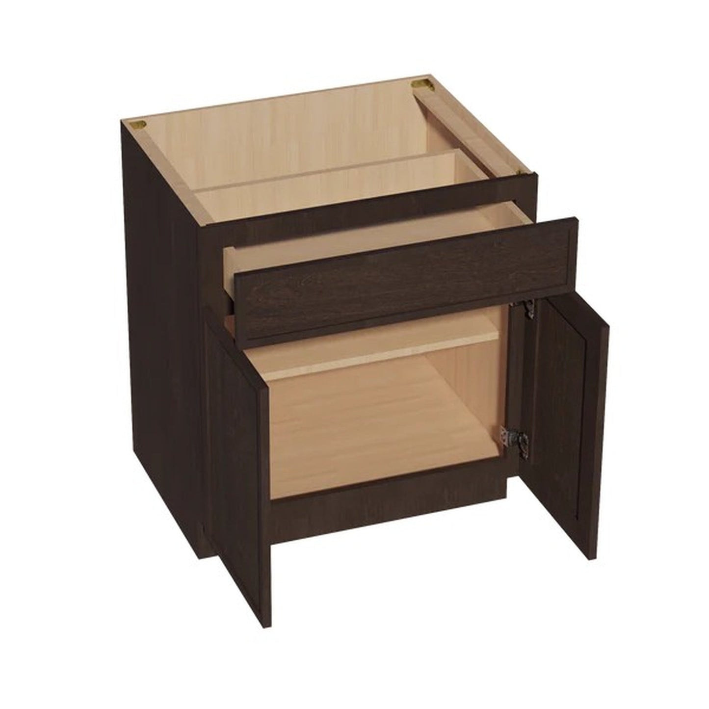 Quik Cabinets B30 Slim Mocha - Interior