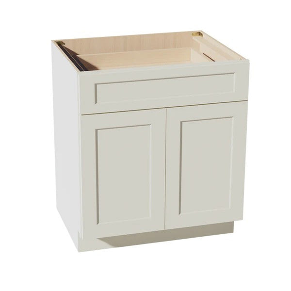 Shaker Base Cabinet 30" (B30) · Tallis - Swan White - Hero