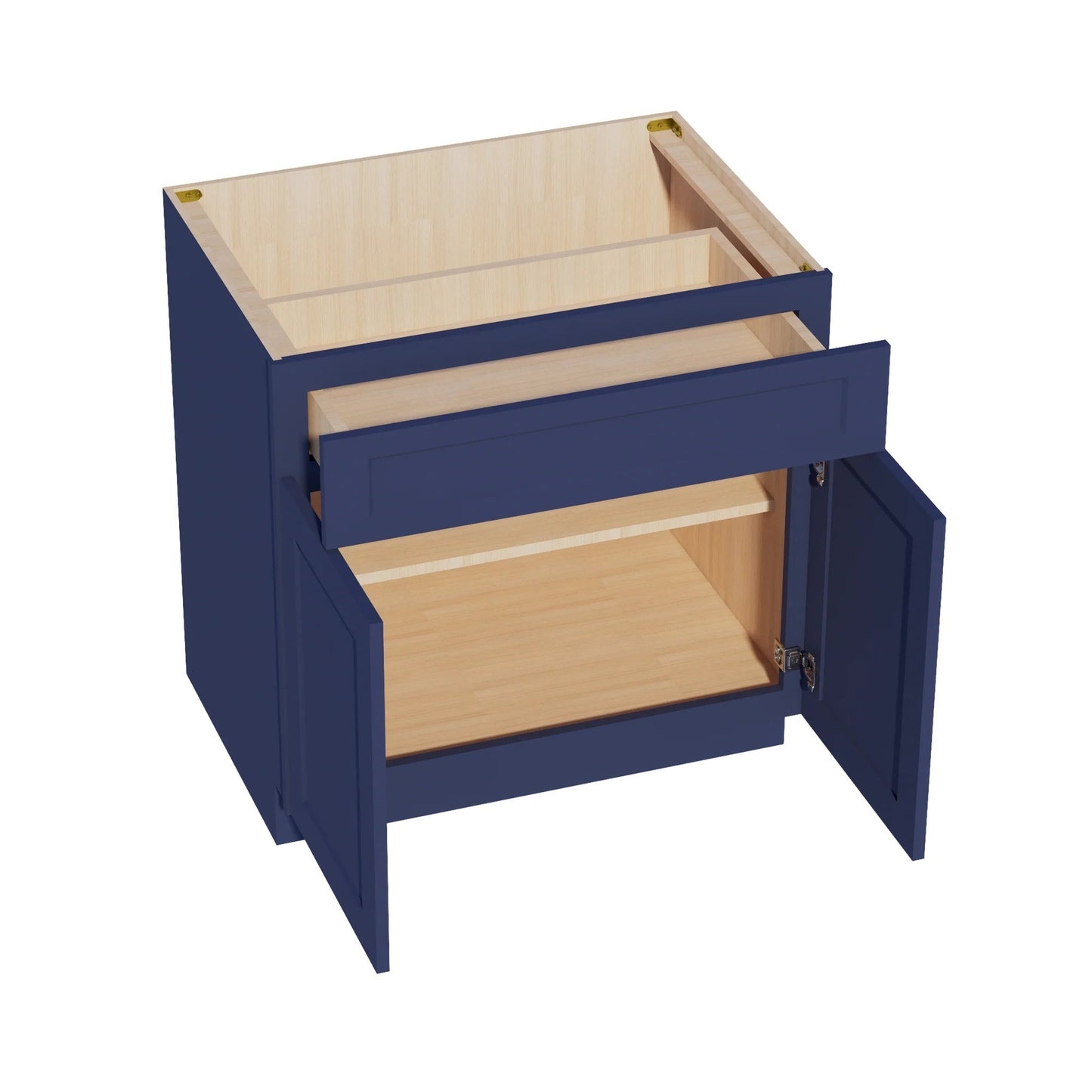 Quik Cabinets B33 Ardelle Blue - Interior