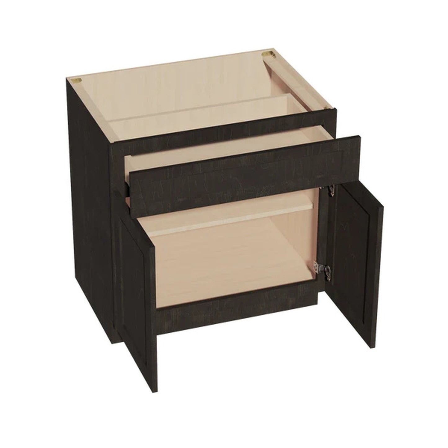 Quik Cabinets B33 Ardelle Charcoal - Interior