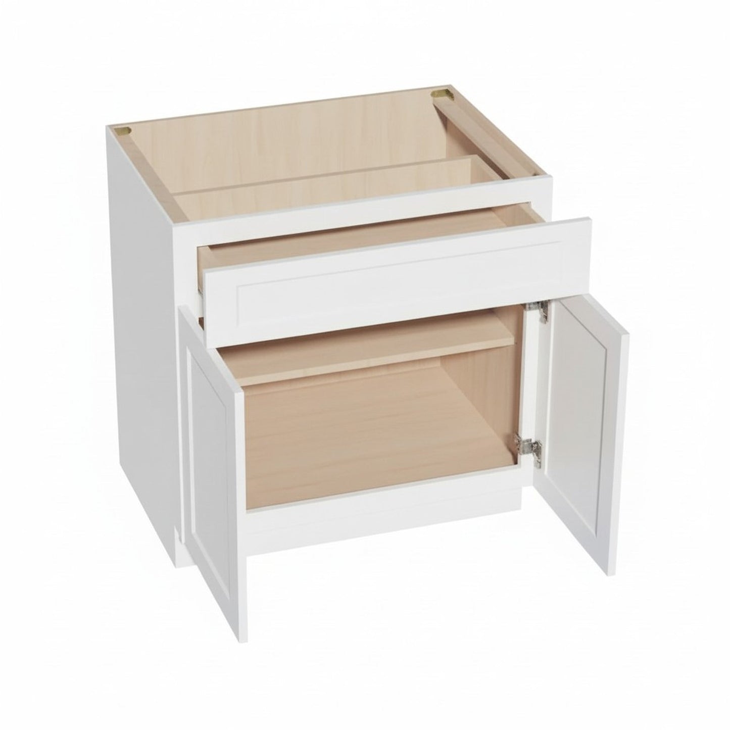Quik Cabinets B33 Ardelle White - Interior
