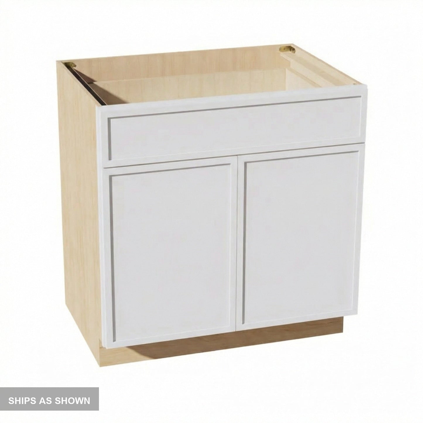 Quik Cabinets B33 Slim Frost - Flatpack