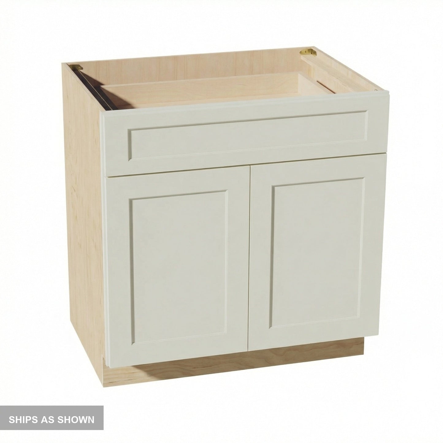 Shaker Base Cabinet 33" (B33) · Tallis - Swan White - Flat Pack