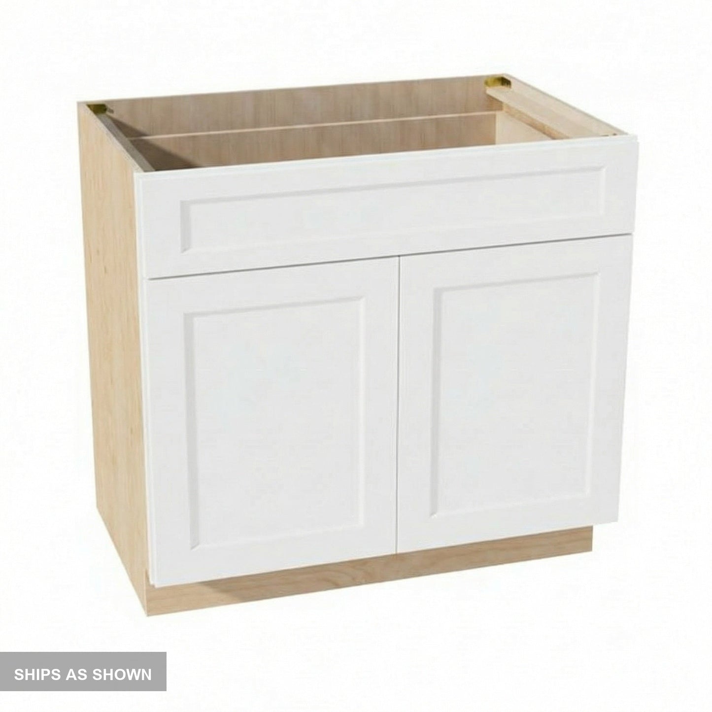 Quik Cabinets B36 Ardelle White - Flatpack