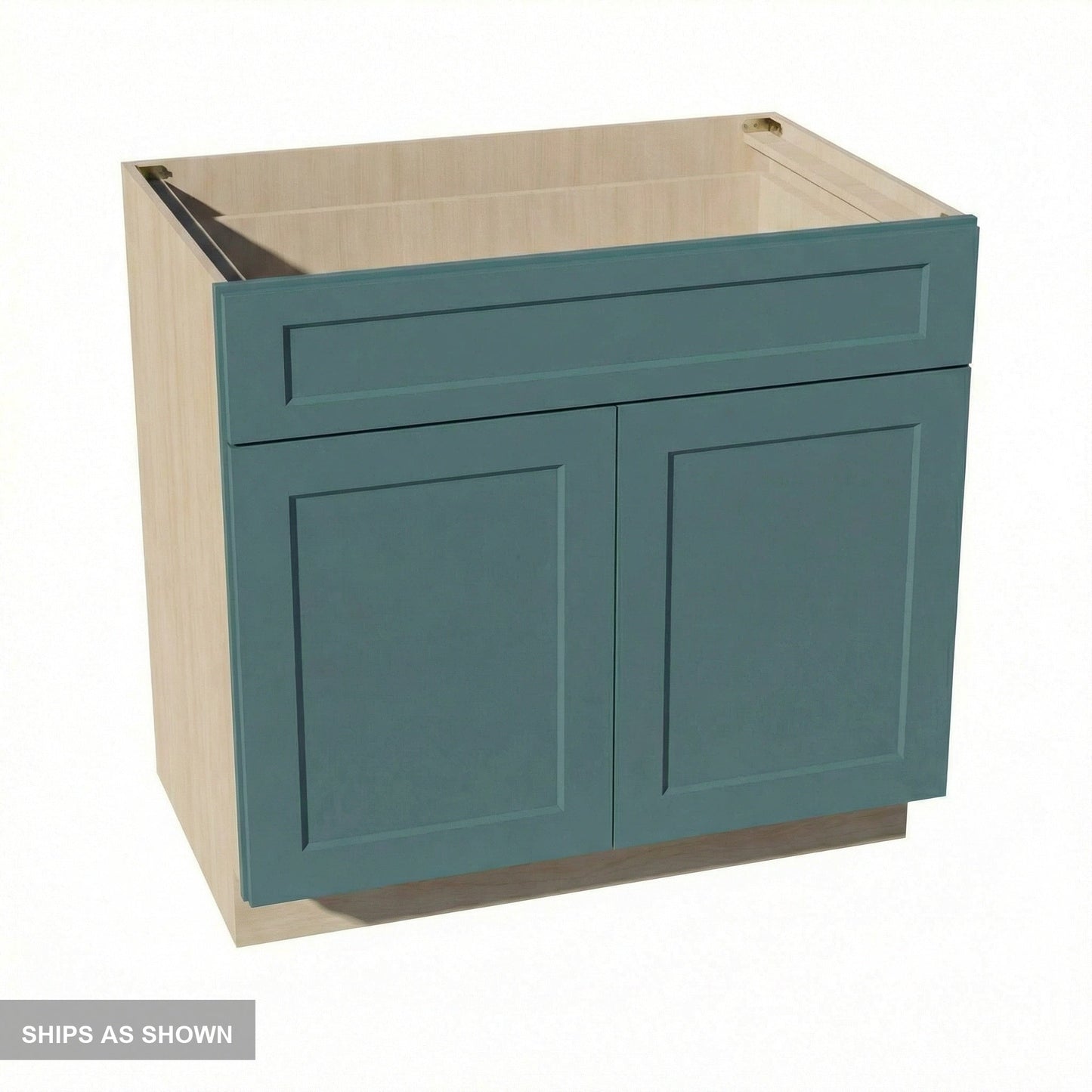 Shaker Base Cabinet 36" (B36) · Tallis - Fairy Green - Flat Pack