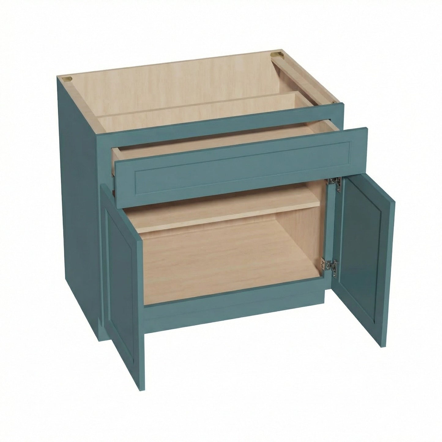 Quik Cabinets B36 Tallis Fairy Green - Interior