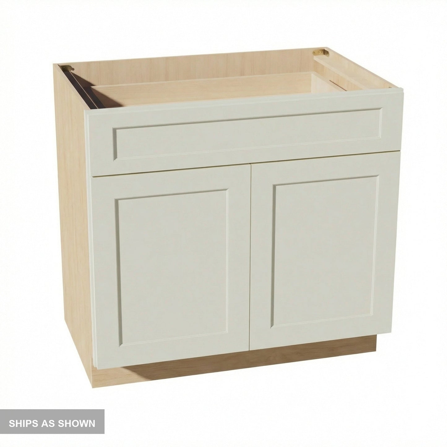 Quik Cabinets B36 Tallis Swan White - Flatpack