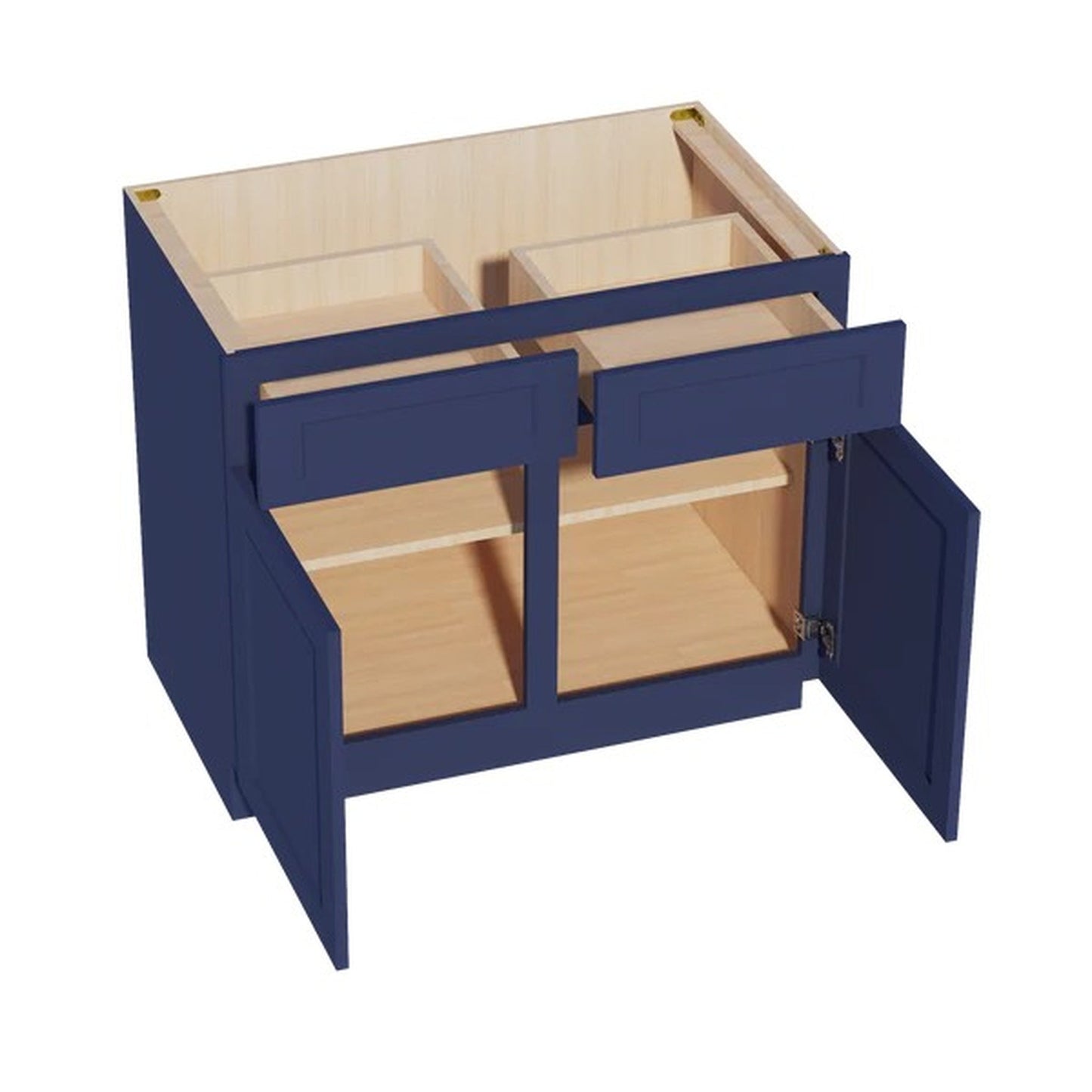 Quik Cabinets B39 Ardelle Blue - Interior