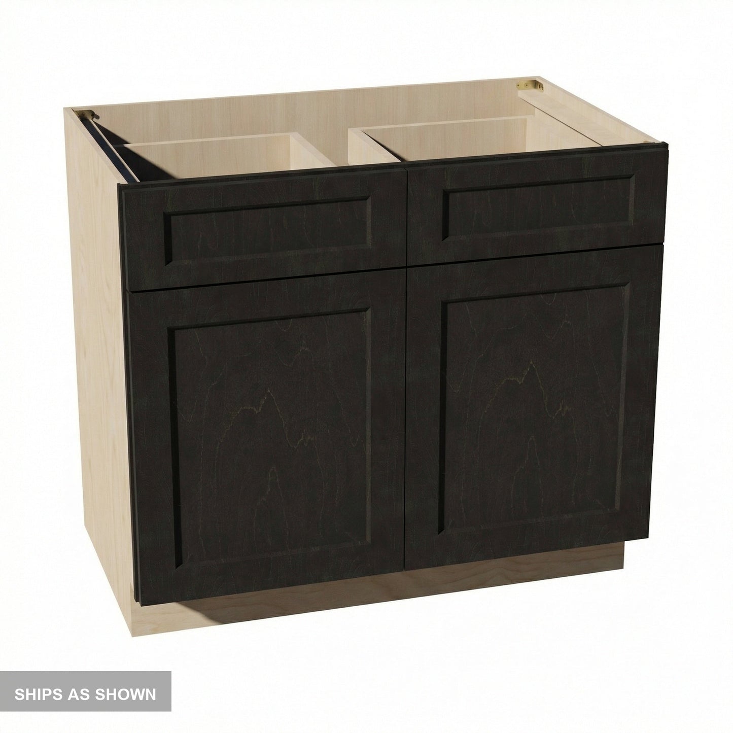 Shaker Base Cabinet 39" (B39) · Ardelle - Charcoal - Flat Pack