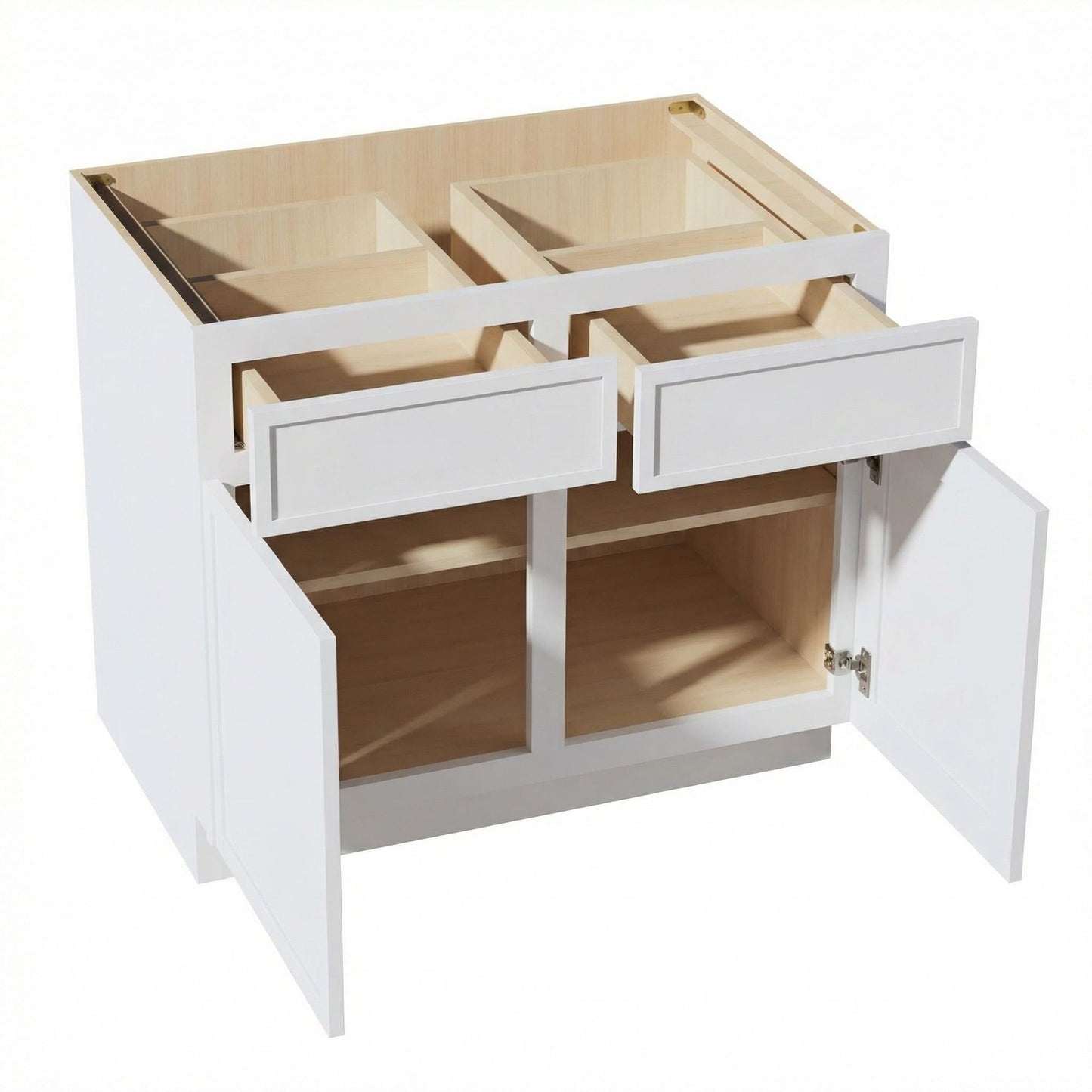 Slim Shaker Base Cabinet 39" (B39) · Slim - Frost - Interior