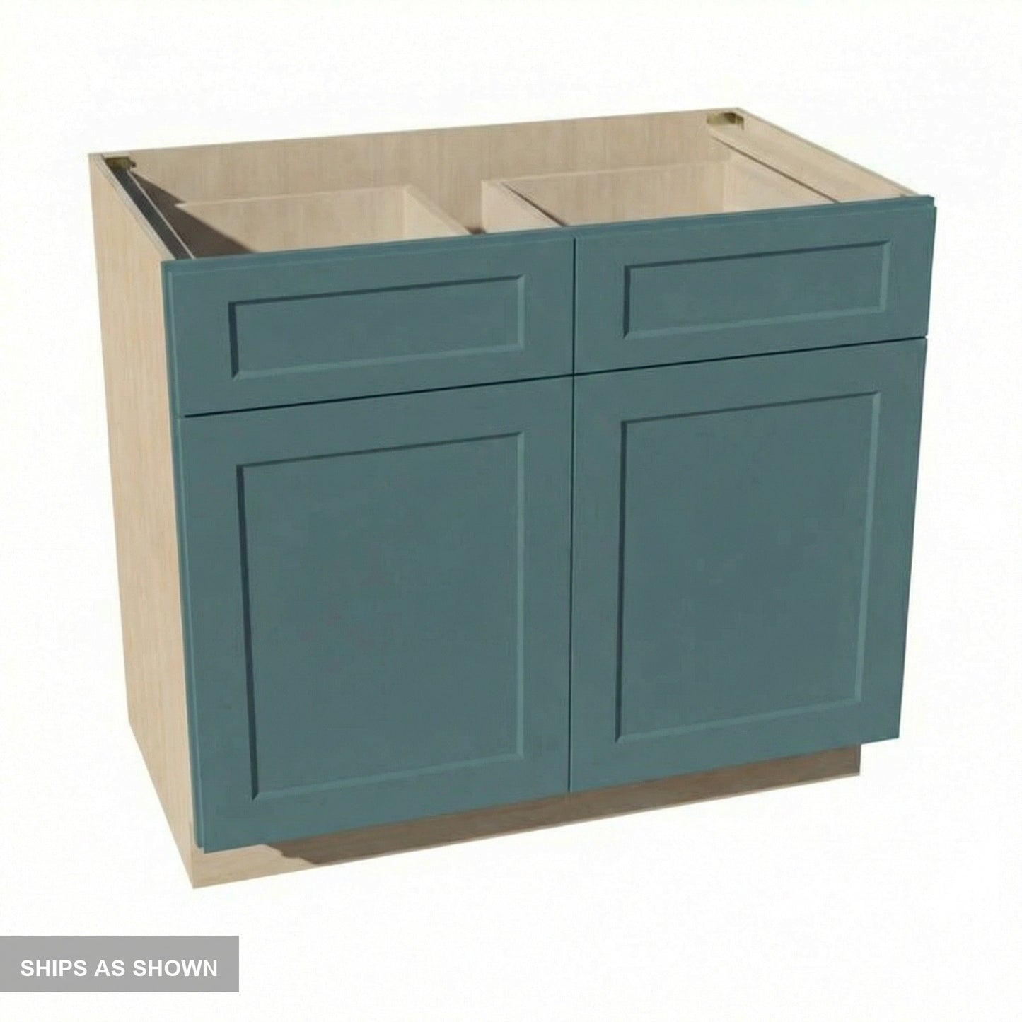 Shaker Base Cabinet 39" (B39) · Tallis - Fairy Green - Flat Pack