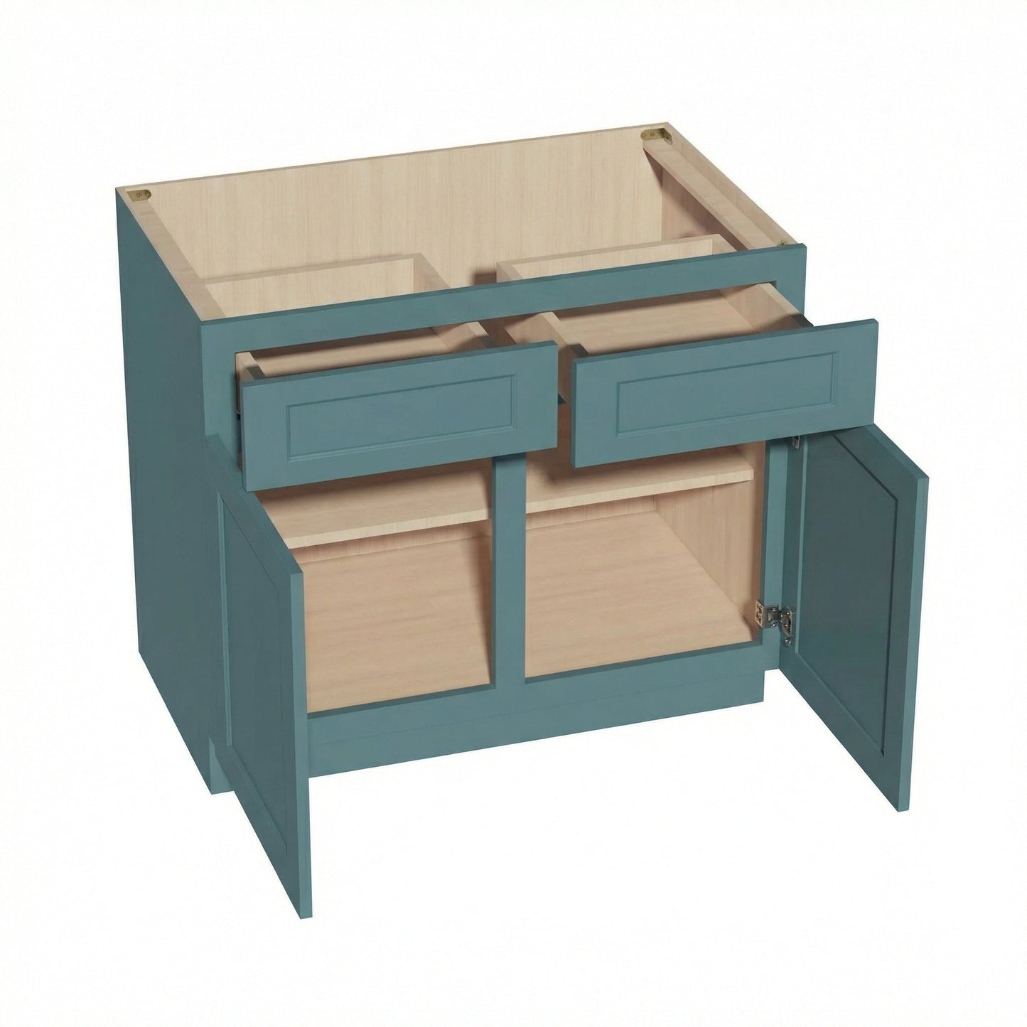 Quik Cabinets B39 Tallis Fairy Green - Interior