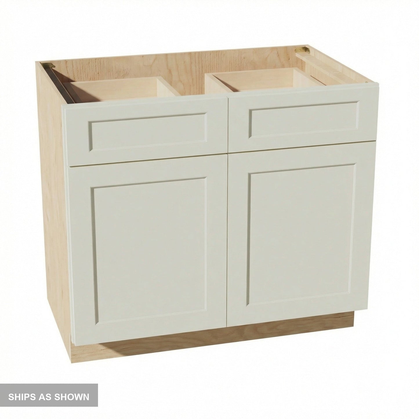 Quik Cabinets B42 Tallis Swan White - Flatpack