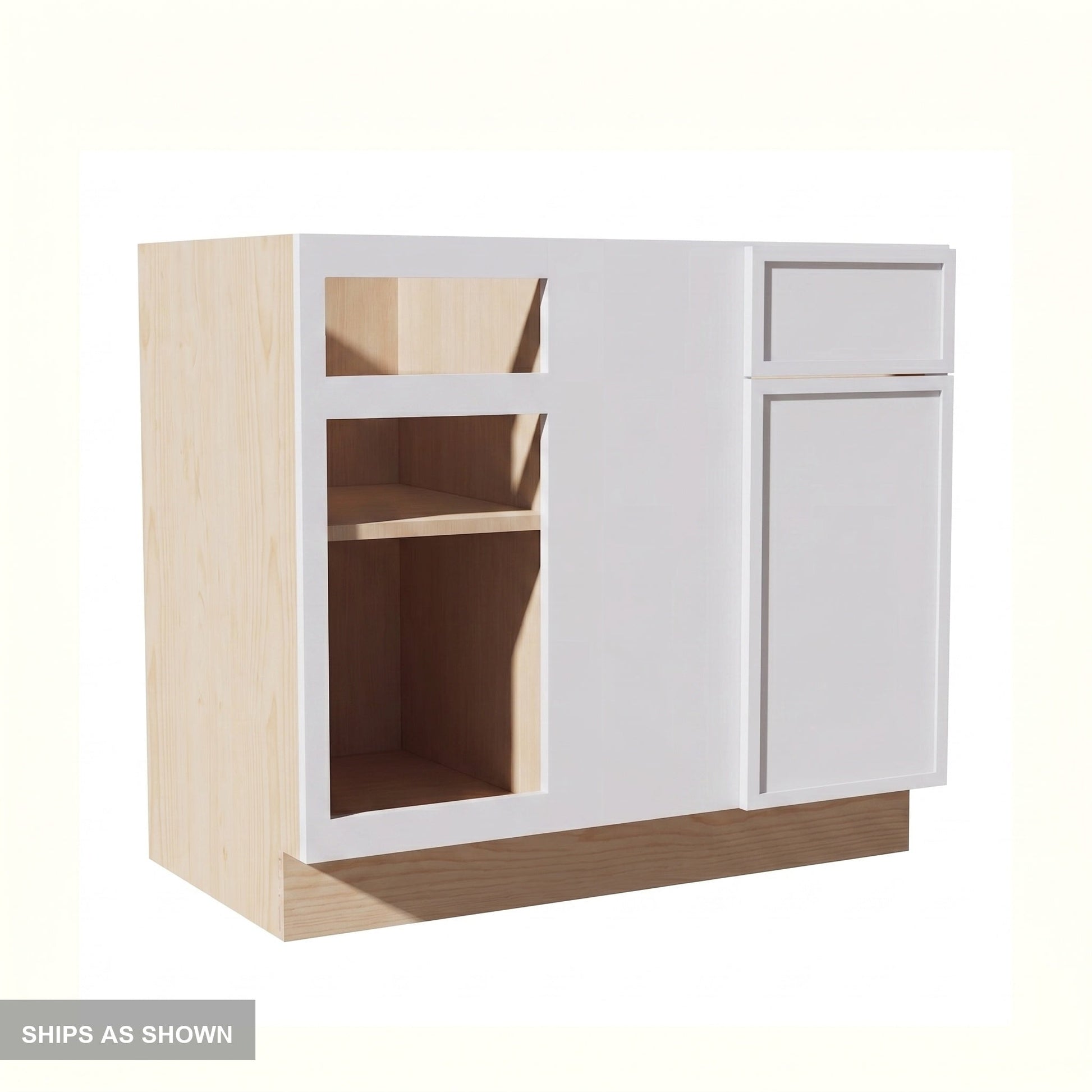 Slim Shaker Corner Base Cabinet 39" (BBC39-42) · Slim