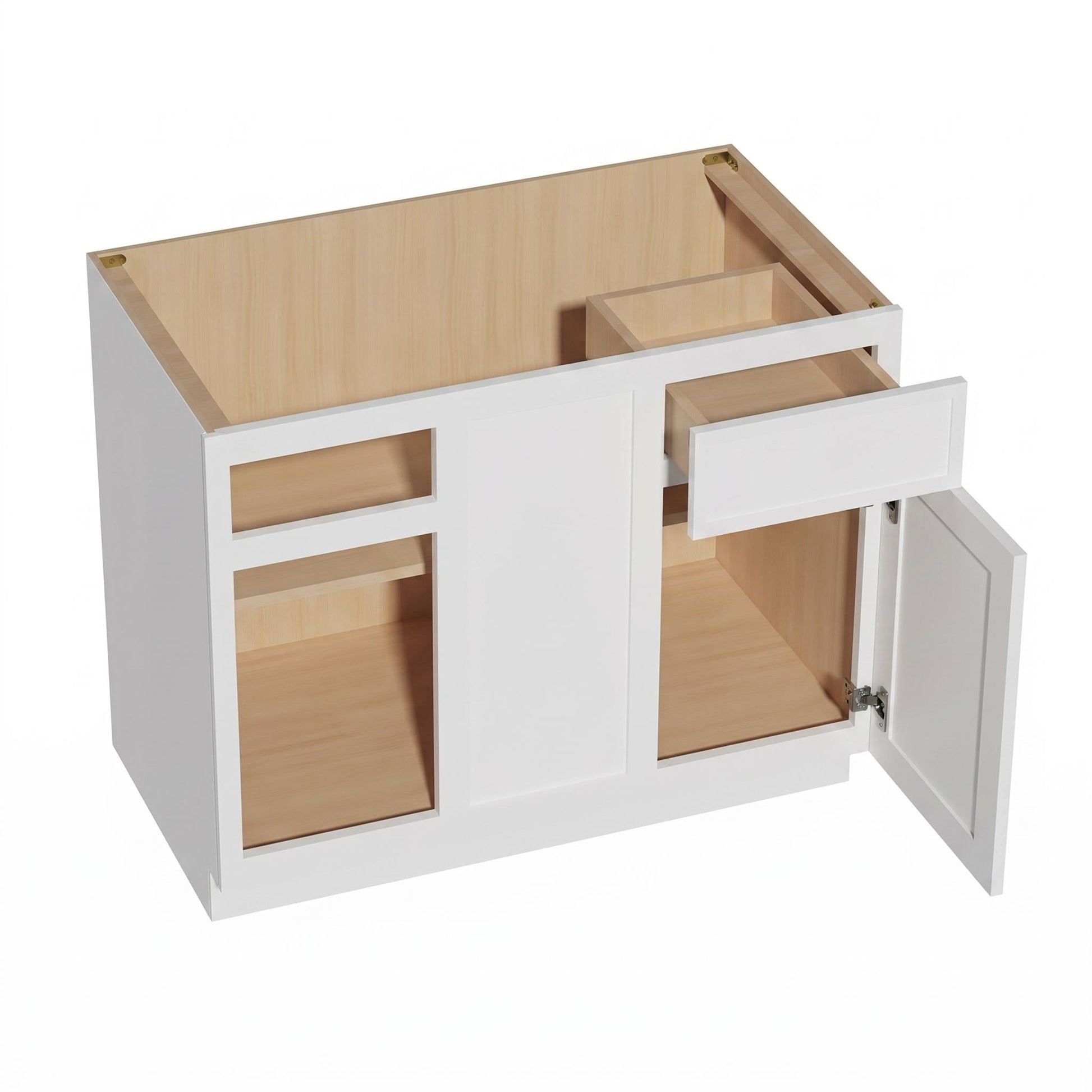 Slim Shaker Corner Base Cabinet 42" (BBC42-45) · Slim