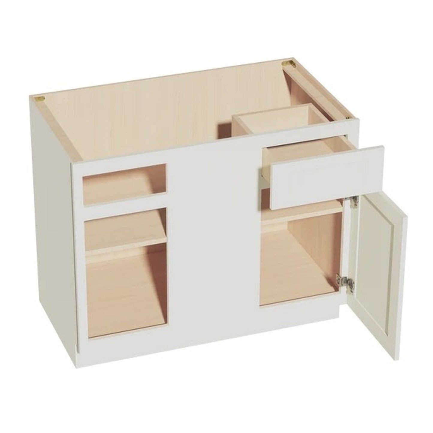 Quik Cabinets BBC42-45 Tallis Swan White - Interior