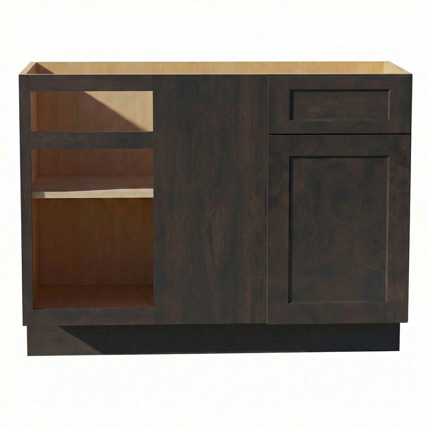 Shaker Corner Base Cabinet 45" (BBC45-48) · Ardelle - Charcoal - Hero