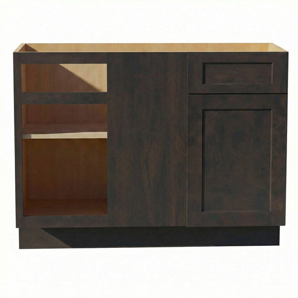 Shaker Corner Base Cabinet 45" (BBC45-48) · Ardelle - Charcoal - Hero