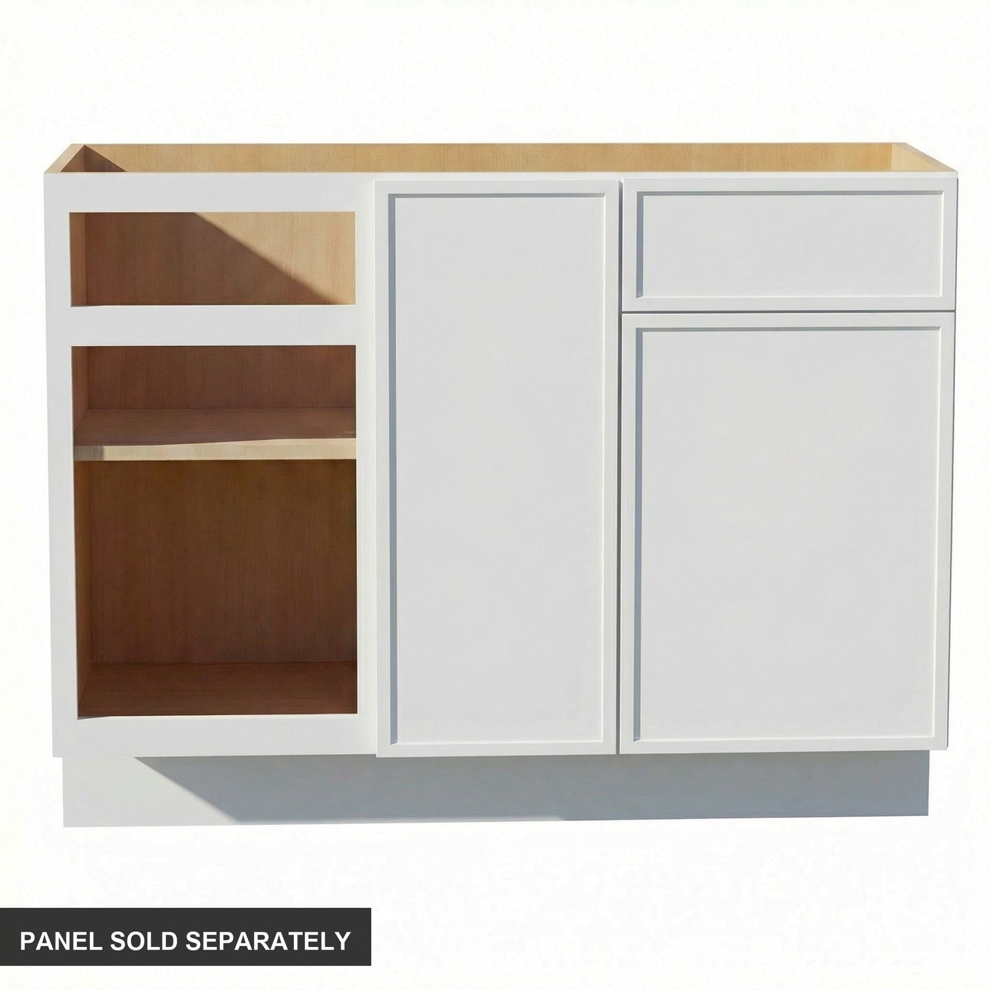 Slim Shaker Corner Base Cabinet 45" (BBC45-48) · Slim - Frost - Product