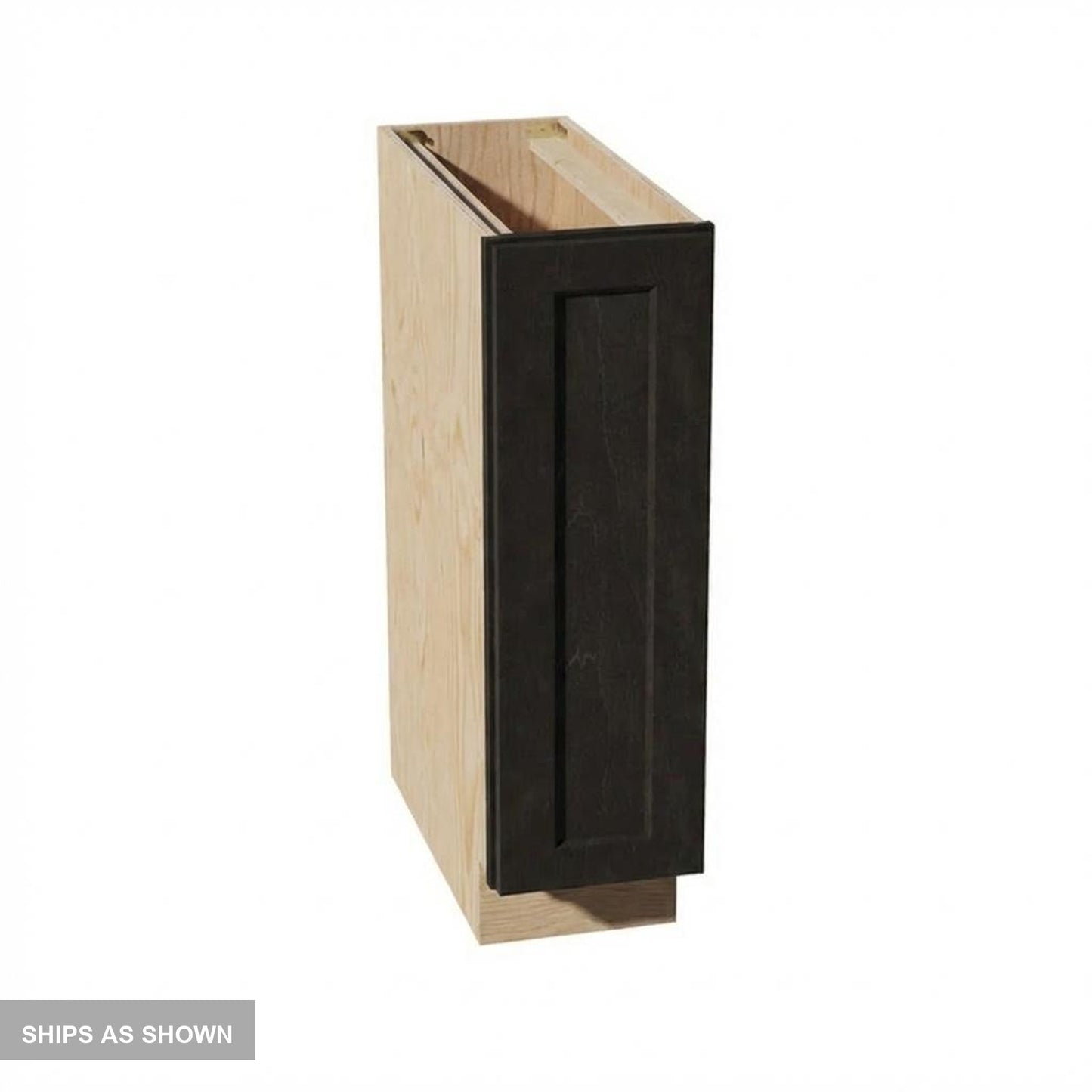 Shaker Base Cabinet 9" (BF0924) · Ardelle - Charcoal - Flat Pack