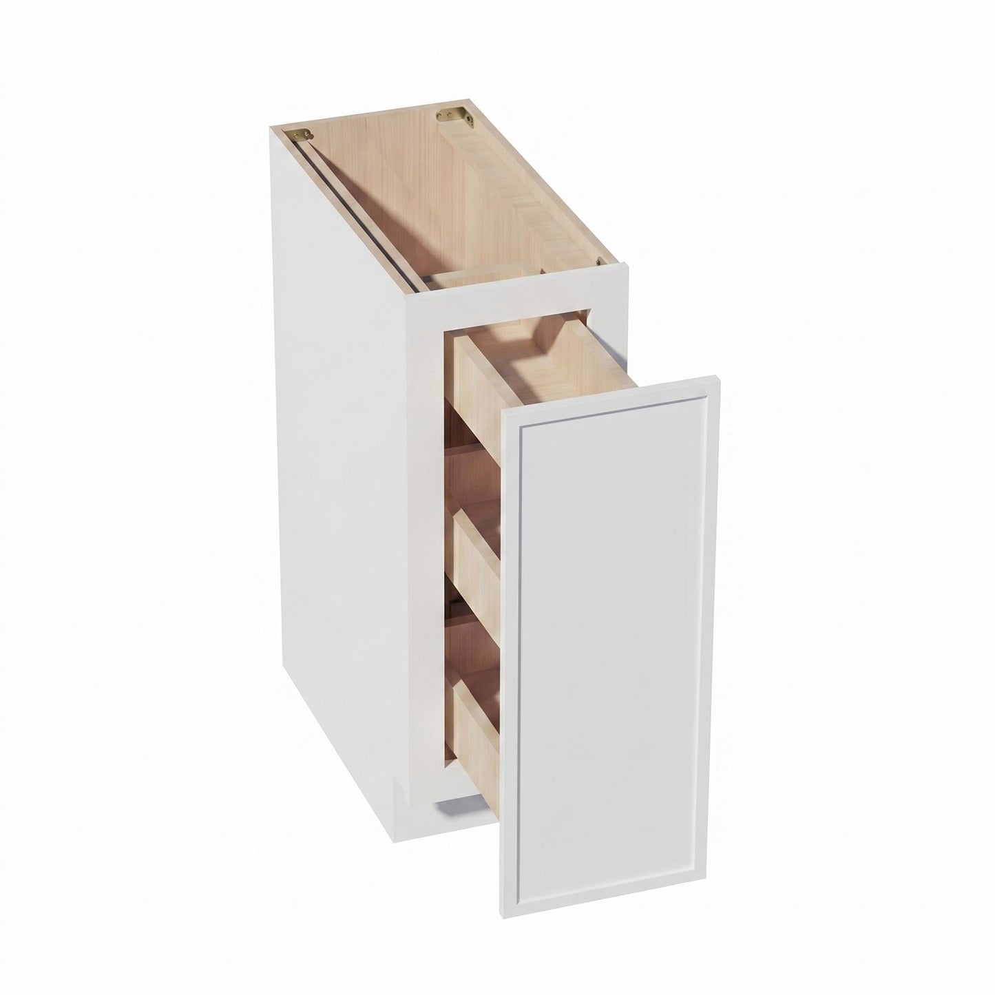 Slim Shaker Pull-Out Cabinet 12" (BF12-PO) · Slim - Frost - Interior